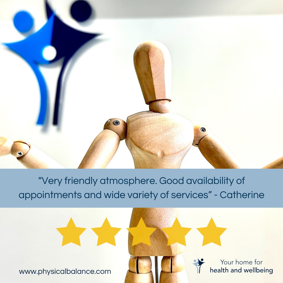 What a lovely Google recommendation we had recently following a visit to clinic - thank you Catherine 😊 We always appreciate your feedback. If you would like to recommend us, you can leave a review on Google or on our Facebook page where it will help others to find us too ❤️ You can find links to both in our bio #physicalbalance #basingstokeclinic #clientreview #clienttestimonial