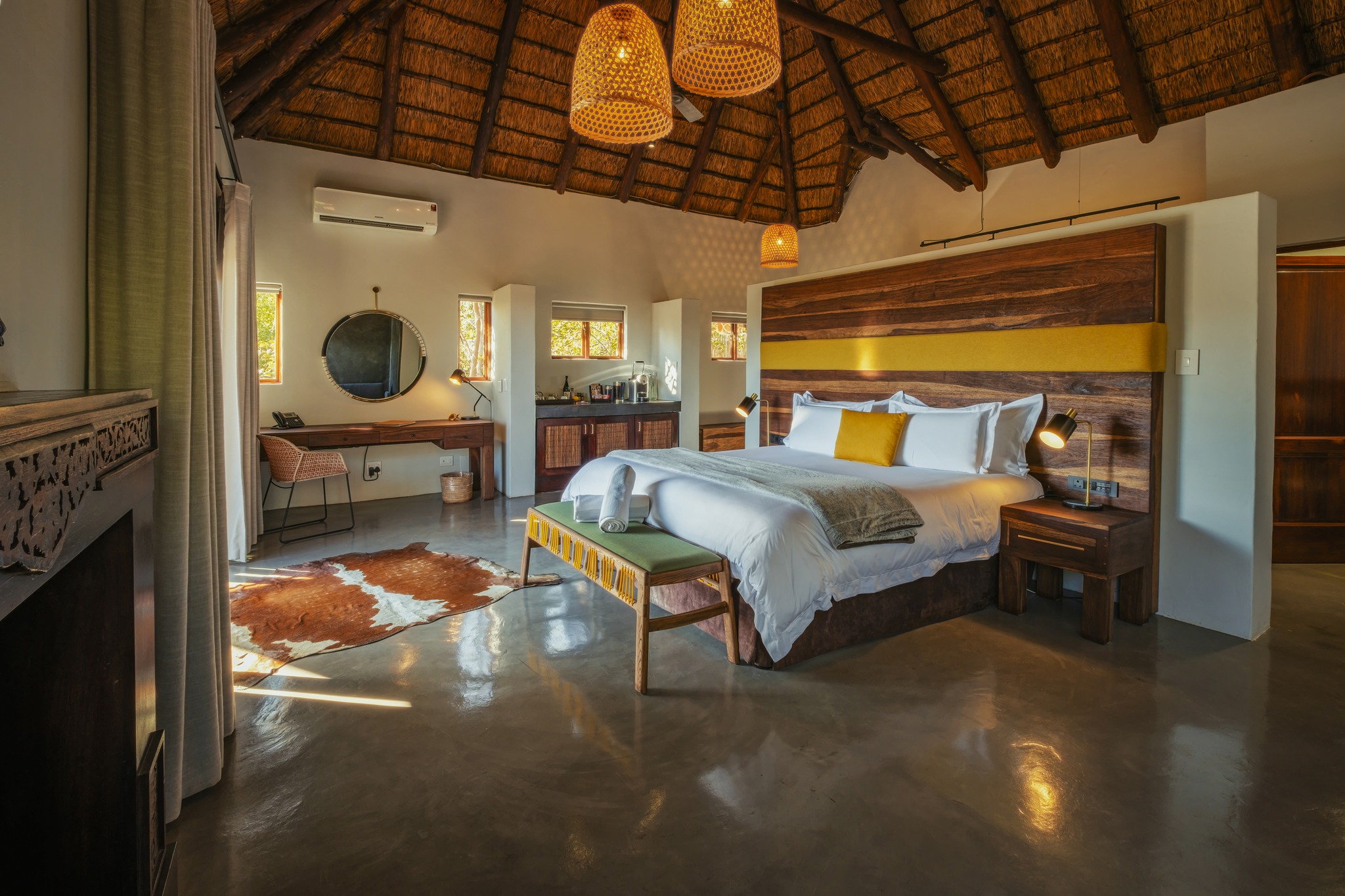 Where comfort is considered in every detail. From the thatched ceilings to the soft morning light, each element is designed to help you unwind, reset, and truly switch off. Your own quiet retreat in the heart of the wild.
#57Waterberg #SafariLodge #BushRetreat #WelgevondenReserve #SafariExperience