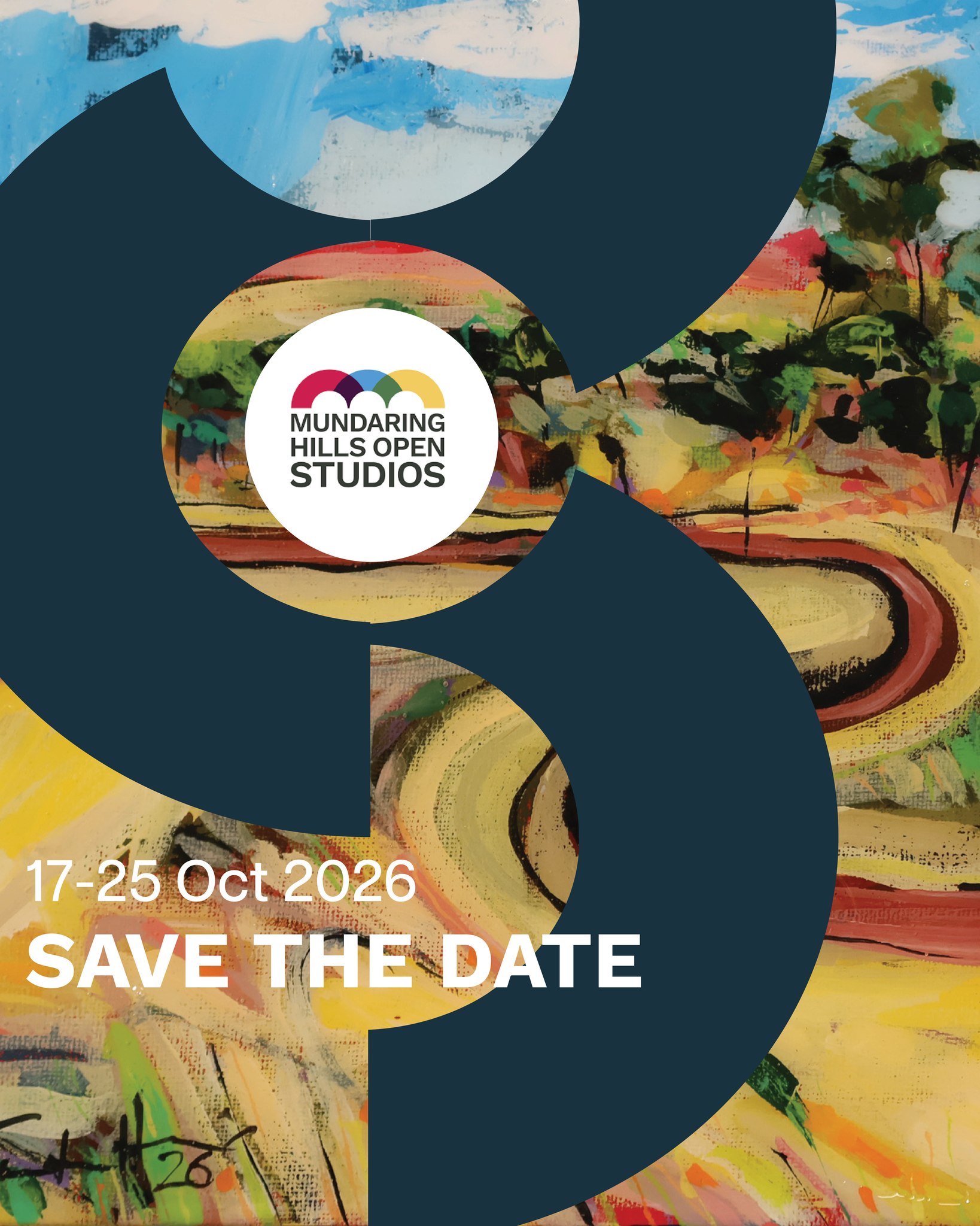 SAVE THE DATE
17–25 October 2026
Clear your weekend. Then maybe clear a few more days.
Mundaring Hills Open Studios is back. Art in the wild. Studios tucked into the bush. Real people making real things you can actually stand in front of and feel something.
More details coming soon.
Mundaring Hills Open Studios 2026
🎨Artwork by Trenton Harris
#MundaringHillsOpenStudios #PerthHillsArt #ArtTrail #WeekendEscape #SlowDownAndSee