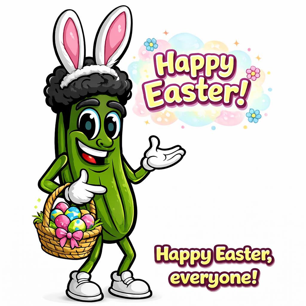 🐰🥚 Vinny wanted to hop by and wish everyone a Happy Easter! 🥚🐰
Hope your day is filled with colorful eggs, good vibes, and a little extra tang 😉
— Stay fresh, stay funky, and don’t forget…
We turn bland into GRAND. 💥🥒
#HappyEaster #TheTickledPickler #VinnyTheVinegarGuide #EggstraSpecial #SpringVibes #livevinegar
