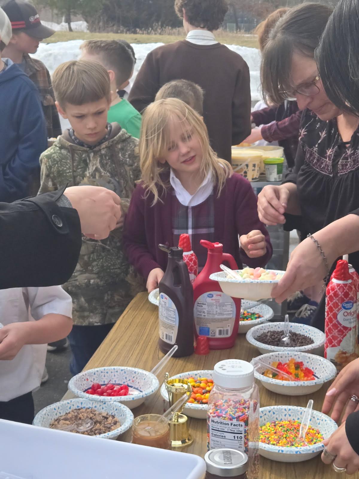We had a joyful and memorable celebration of St. Joseph’s Feast Day on March 19th here at St. Scholastica Academy! 🎉
In honor of this humble and hardworking saint, our students cheered on their teachers during our Teacher Olympics—featuring a diagramming showdown, a math speed drill, and even a paper-correcting contest! The laughter and excitement filled the whole school.
We wrapped up the day with a delicious ice cream sundae bar 🍨—a sweet treat to celebrate a day full of faith, fun, and community.
St. Joseph, pray for us!
#StScholasticaFamily