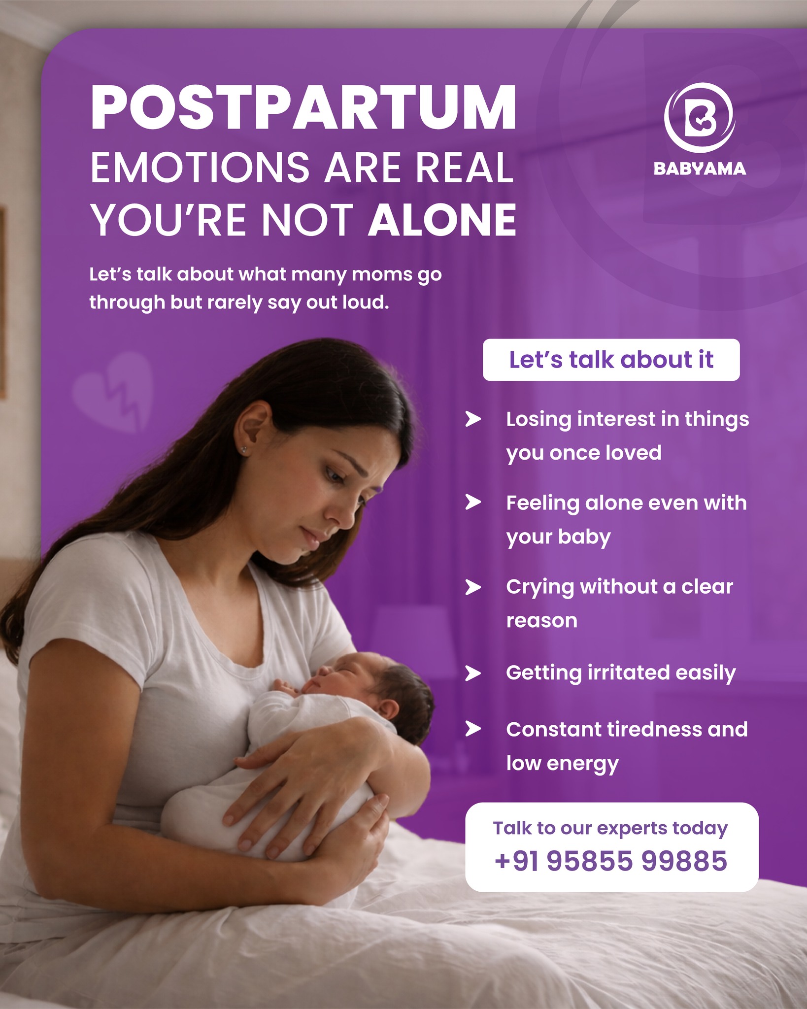 Postpartum Emotions & Mental Health Support for New Moms
Feeling low, tired, or overwhelmed after delivery?
Postpartum emotions are common — but you don’t have to handle it alone.
💛 Get the right postpartum care & mental health support today.
📞 Book your consultation now: +91 95855 99885
📍 Visit us: Babyama women wellness & Paediatric centre, MP Creation, New Siddhapudur, Coimbatore.
Trusted by families across Coimbatore, Babyama Women Wellness & Paediatric Centre provides complete care for mothers and children. From pregnancy consultation, antenatal care, safe delivery support and birthing centre services to pediatric consultation, newborn checkups, vaccination, kids dental care and parenting guidance — Babyama supports every stage of your family’s journey.
Located in Gandhipuram, Coimbatore, Babyama welcomes families from Tiruppur, Erode, Pollachi and across Western Tamil Nadu seeking trusted pregnancy care and child healthcare.
Pediatric clinic in Coimbatore | Pregnancy care centre in Coimbatore | Child specialist near Tiruppur Erode Pollachi
#babyama #psychologyfacts #postpartumdepression #pregnancyjourney #coimbatore