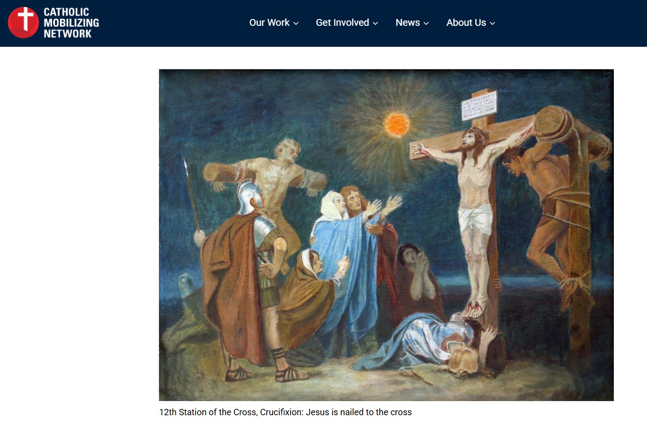 On this Good Friday, we give thanks for our colleague at Catholic Mobilizing Network, Emmjolee Waters-Mendoza, and her reflection on what this day means for Christians observing this day. Link below and in comments:
https://catholicsmobilizing.org/reflections/good-friday-who-will-you-be/