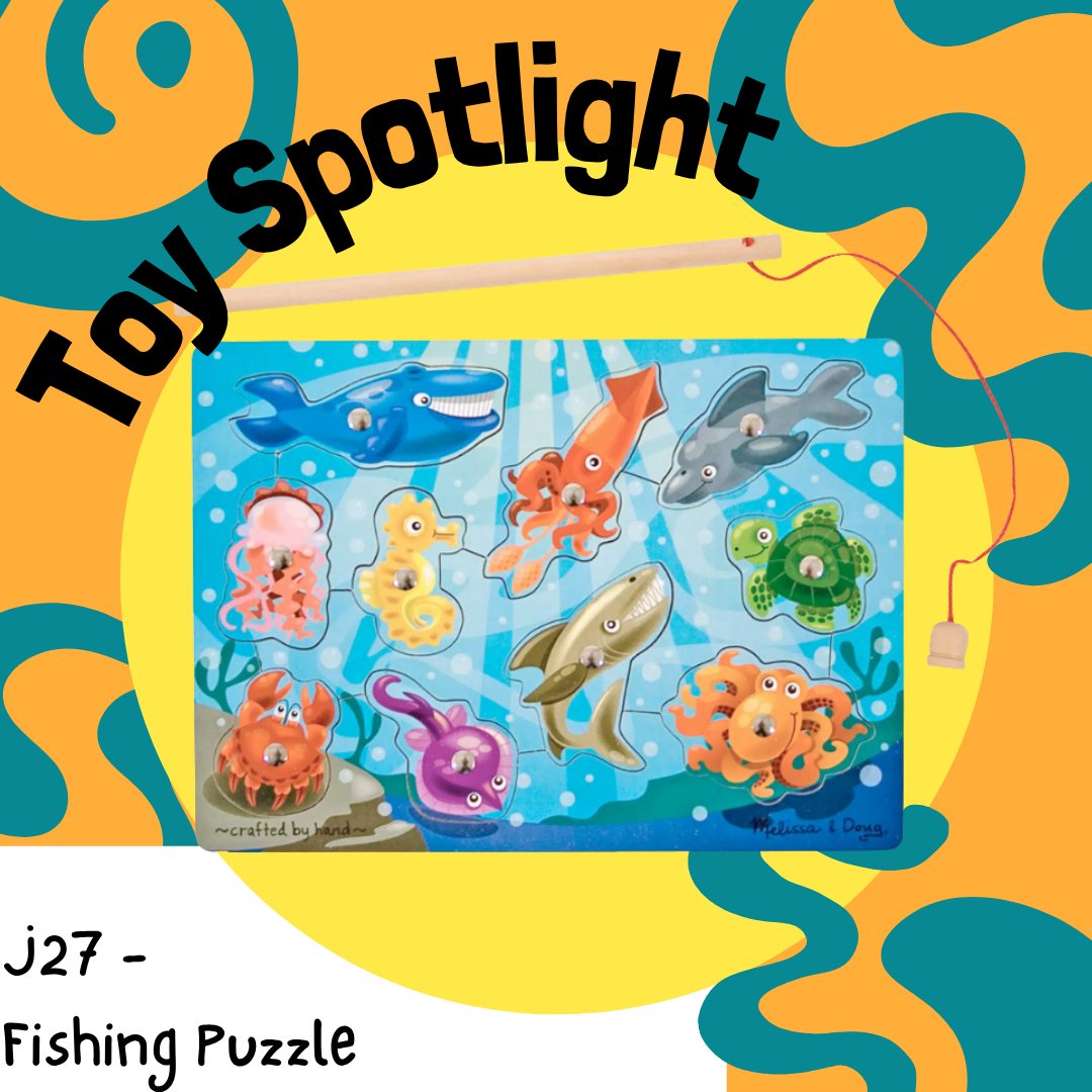 Toy highlight for today:
J27- Fishing puzzle
https://cockburntoylibrary.setls.com.au/items/3253
A charming little puzzle to help hone your kids fine motor skills rated for ages 3 and up,