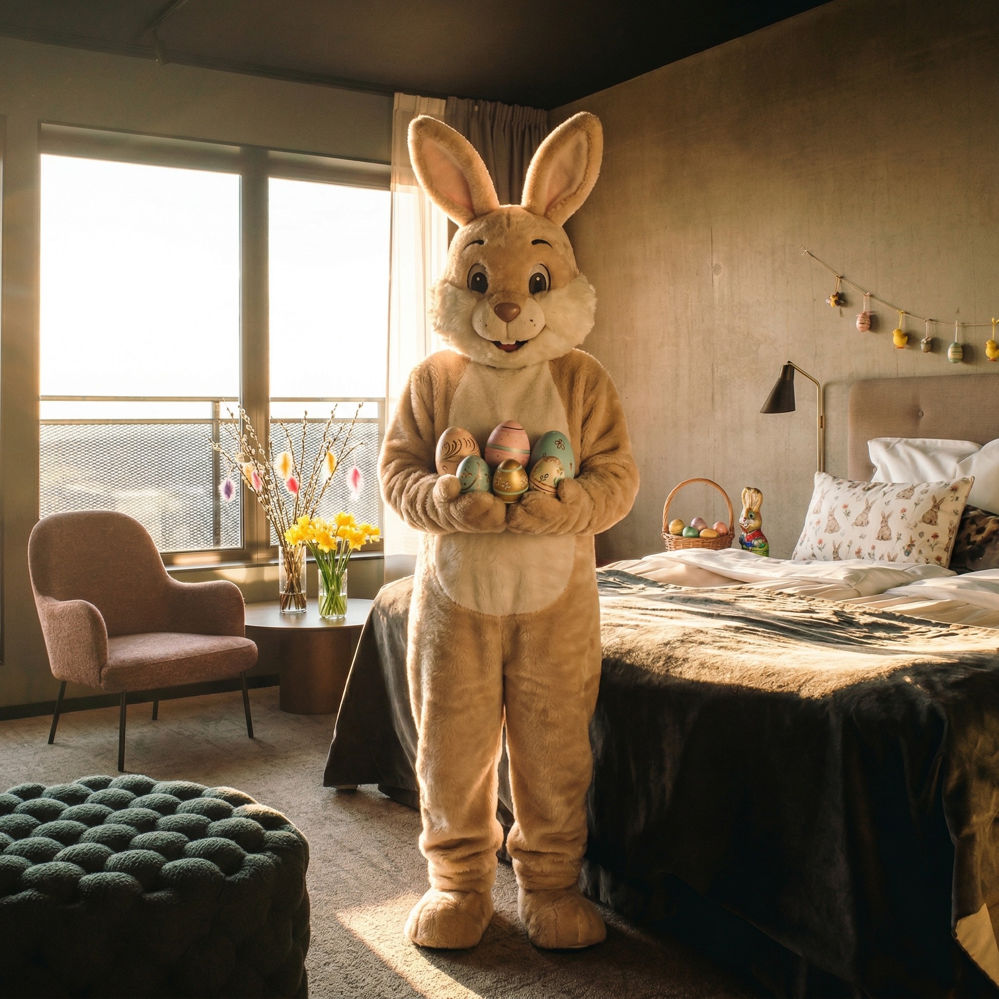 🐣🌟 Varning för ägg-citement! 🌟🐣 Nedräkning inför den stora äggjakten!
Ägg-jakten är tillbaka! Vi på Södra Berget i Sundsvall sprider påskglädje på ett stort sätt - med en äggjakt av episka proportioner!
Vi har gömt sex ägg runtomkring Sundsvall stadskärna (och omnejd), var och ett innehåller ett fantastiskt spapaket med övernattning, spa, trerättersmiddag och frukost - perfekt för avkoppling och njutning.
Men, det finns en liten hake (förutom den påskrelaterade typen) - du måste följa ledtrådarna för att hitta äggen! Första ledtråden släpps på skärtorsdag 2 april, kl. 07.00, så håll dina detektivfärdigheter redo och hoppa på äggtåget.
Ledtrådarna kommer att hittas på Instagram - InstaStorie: instagram.com/hotellsodraberget
Så, om du vill ha chansen att vinna ett spapaket och samtidigt ha kul under påsken - delta i vår ägg-jakt! Vi lovar att det kommer bli en ägg-stremt rolig upplevelse.
📅 Datum: Torsdag 2 april, kl. 07.00
🎁 6 Spapaket som vinster.
Först till kvarn! 🏃♂️🏃♀️