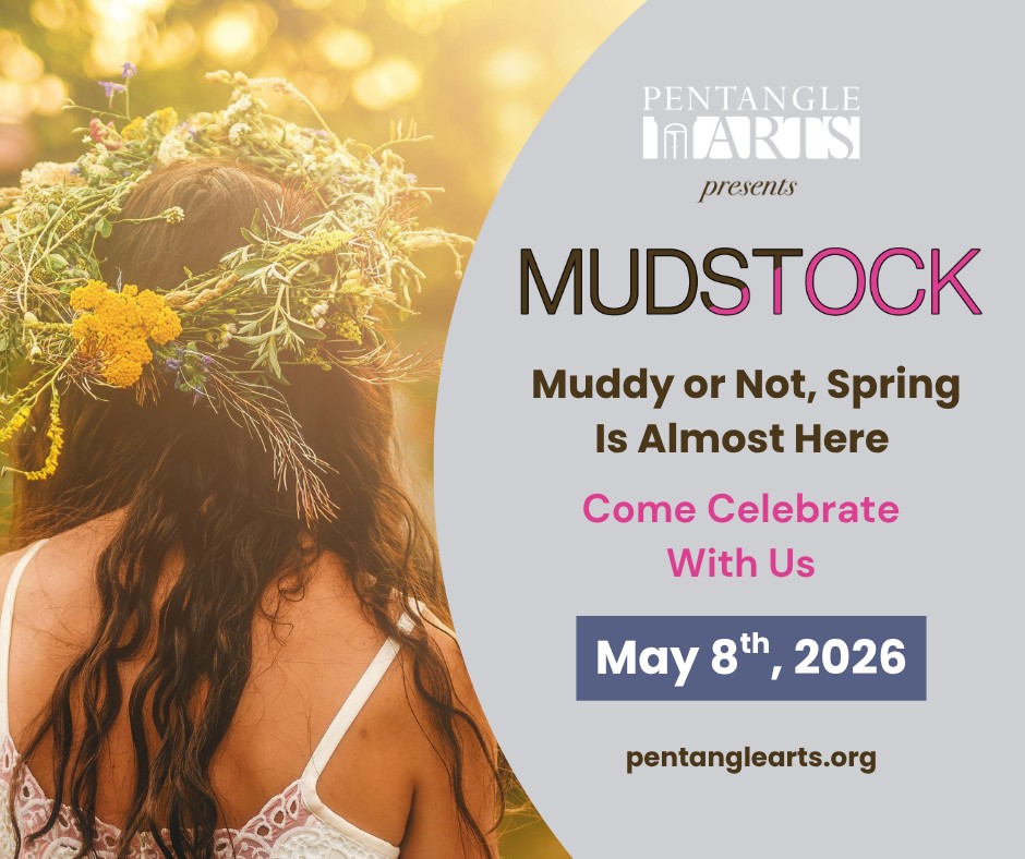 Every spring, Vermont earns it.
The mud. The thaw. The slow, soggy, beautiful crawl toward warmth. And then — all at once — the world turns green.
We think that deserves a party.
🌿 The Mudstock Gala is back.
Friday May 8th, 6:00 PM to 10:00 PM
31 The Green, Woodstock, VT
Live music with BettySoo. Mudpies from Splendid Bakes. Contests for best seasonal crowns and mud boots. Your most fabulous wellies.
Tickets are pay-what-you-will — because this celebration belongs to everyone.
Reserve yours at https://www.pentanglearts.org/event-details/mudstock-celebration-2nd-annual-fundraising-concert-reception
#MudstockGala #MudstockVT #PentangleArts #WoodstockVT #VermontSpring #VermontArts