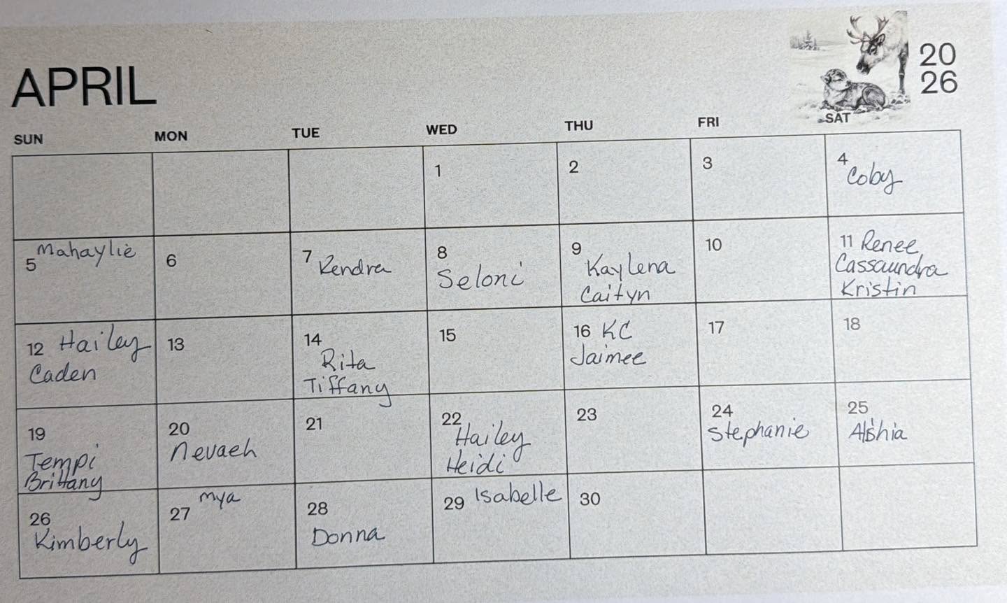 🦌✨ The guesses are rolling in and the baby reindeer countdown is on! Check the calendar to see where your date landed — and keep guessing until the first baby is born! 👶🦌💛