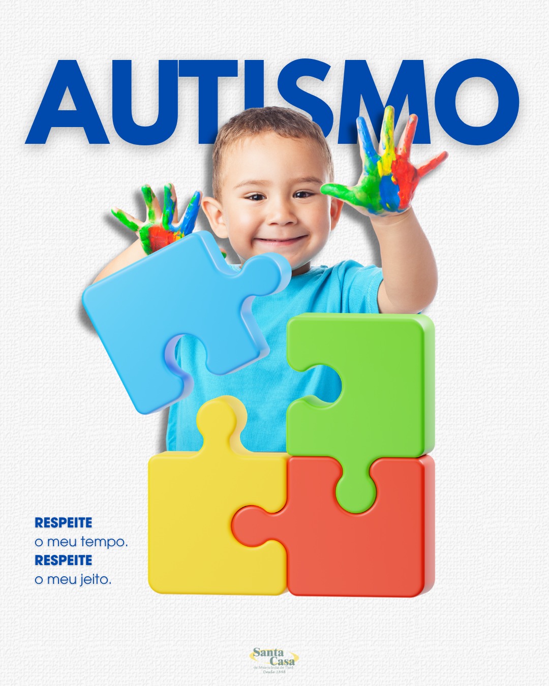 🧩 Falar sobre o autismo é abrir espaço para o respeito e a inclusão.
No mês de abril, reforçamos a importância da conscientização sobre o Transtorno do Espectro Autista (TEA).
O TEA não define uma pessoa, ele faz parte de quem ela é. Cada indivíduo possui sua própria forma de sentir, se expressar e se conectar com o mundo ao seu redor.
Por isso, é essencial olhar além dos rótulos e reconhecer o potencial, a individualidade e a importância de cada pessoa.
A informação combate o preconceito. A empatia transforma realidades.
Juntos, podemos construir um ambiente mais acolhedor, onde todas as formas de ser sejam respeitadas.
Mês azul 💙