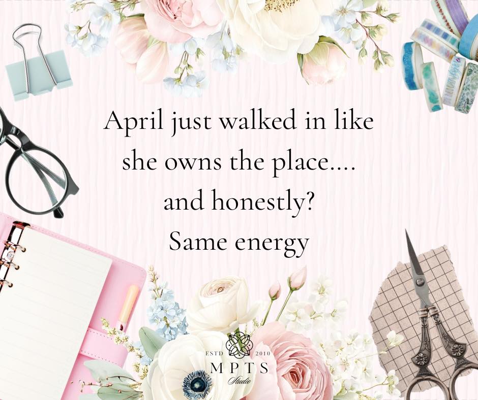 Something about this month feels like a fresh start… and I’m not mad about it 😉 #april #somethingpretty #newmonthnewgoals #craftymom