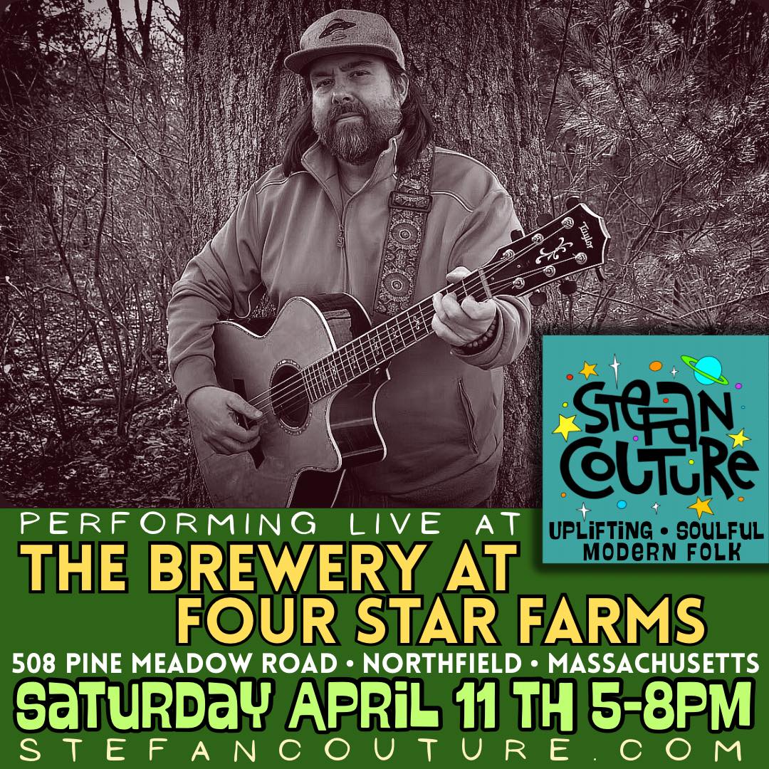 ✨This Saturday✨5-8pm ✨I’ll be performing at @fourstarbeer in Northfield,MA ✨ stefancouture.com (link in bio)✨ @stefancouturemusic ✨ YouTube.com/@stefancouturemusic (link in bio)
#stefancouturemusic #newenglandmusic #singersongwriter #livemusic #saturday