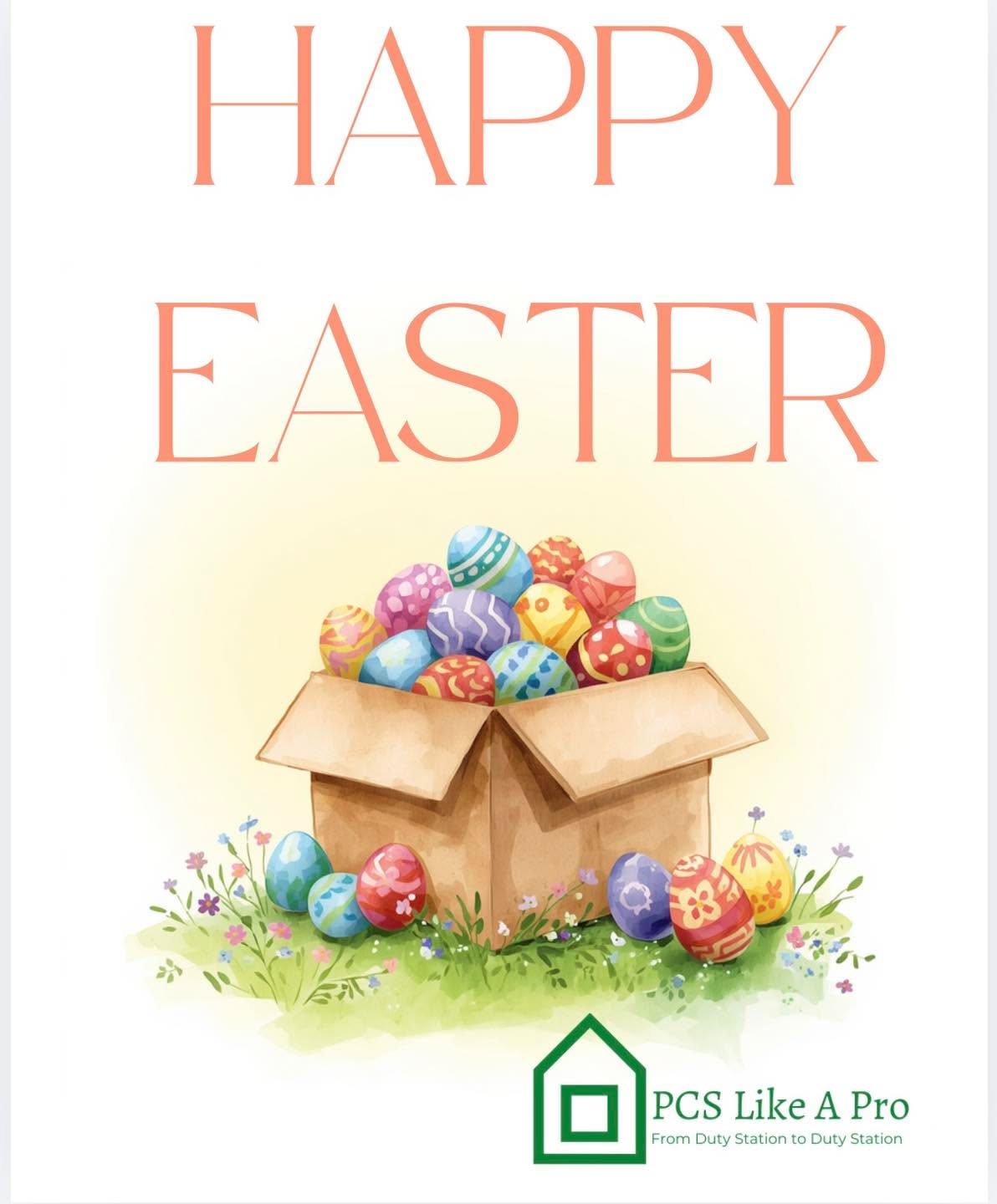 From our family to yours - HAPPY EASTER!
Wherever you may be in your PCS adventure, we hope you are able to enjoy the day!
#pcslikeapro #easter