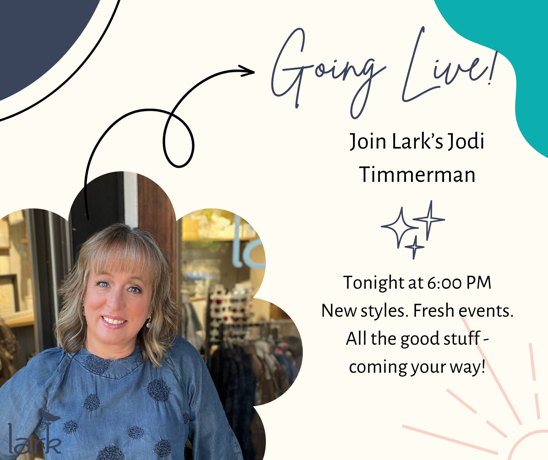 ✨ TONIGHT’S THE NIGHT ✨
Join us LIVE for exclusive discounted pieces you won’t find anywhere else 👀
See something you love? Claim it during the LIVE and swing by to pick it up by Sunday, April 12 to lock in these amazing prices 💕
Trust me… these are the kind of pieces you’ll be so glad you didn’t miss 😍
Set your reminder and join us tonight at 6 PM — it’s going to be GOOD 🙌