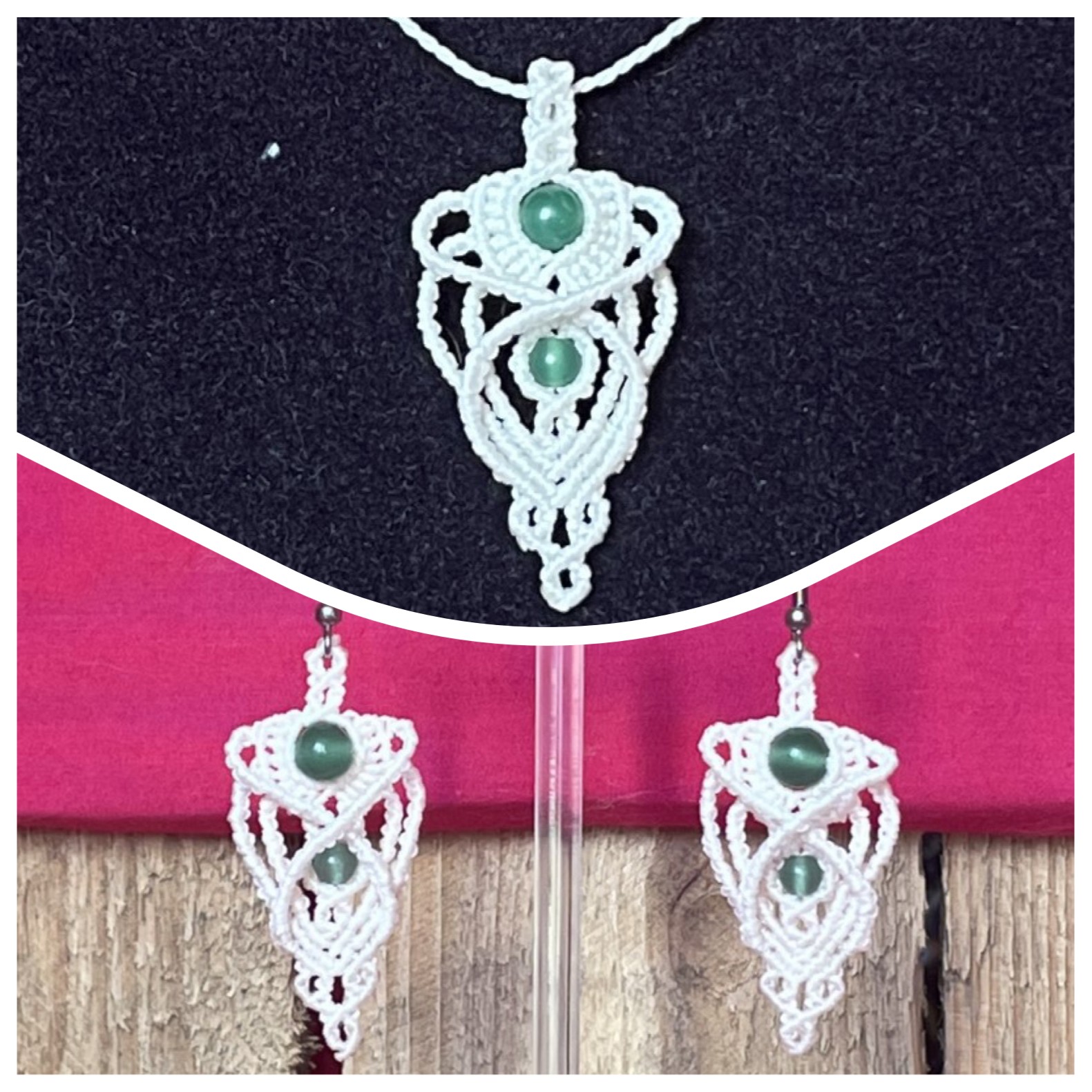 Gardien Solaire
Nouvelle création en micro-macramé : un ensemble collier et boucles d’oreilles entièrement réalisé à la main.
Inspirée par la lumière et la symbolique protectrice du soleil, cette parure dévoile un motif délicat et harmonieux. Chaque détail est patiemment tissé pour créer un bijou élégant et unique.
Le pendentif est réalisé avec un fil de 1 mm, tandis que les boucles d’oreilles sont tissées avec un fil de 0,5 mm pour offrir plus de finesse et de légèreté.
Au centre de la création se trouvent de magnifiques pierres d’Aventurine, reconnaissables à leur douce couleur verte rappelant la nature. Cette pierre est souvent associée à la chance, à la sérénité et à l’équilibre émotionnel.
Chaque bijou est unique, façonné entièrement à la main avec passion.
Une création pensée pour celles et ceux qui aiment porter des bijoux naturels, délicats et porteurs de sens.
Disponible sur www.atelierartizen.com
#micromacrame #macramejewelry #bijouxfaitmain #bijouxcreateur #pierresnaturelles #aventurine #artisanat #faitmain #handmadejewelry #bohostyle #bijouunique