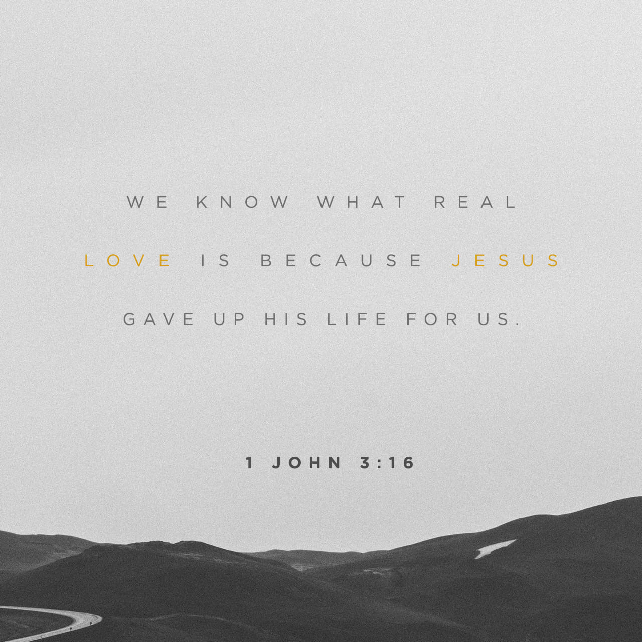 “By this we know love, that he laid down his life for us, and we ought to lay down our lives for the brothers.”
--(1 John 3:16)✝️
Verse of the Day via @YouVersion
#1John316 #christianquotes #bibleverse #faithinspiration #jesusislove #scriptureoftheday #christianencouragement