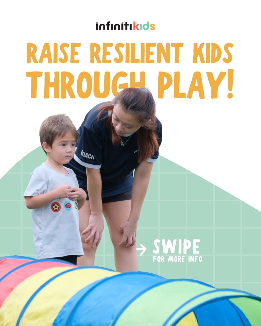Resilience isn't just taught—it’s built. 🧱✨
At Infiniti Kids, we use multi-sports to give children aged 3–6 a "safe-to-fail" environment. By navigating fun challenges and mastering new skills, they learn that every "oops" is just a step toward "I did it!"
From emotional grit to physical persistence, we’re raising kids who aren't afraid to try again. 🧡
Swipe to see how play builds the ultimate life skill. ➡️
🎁 45-minute Trial Session at just $15. Book now via the link in our bio and join us at The Arena, 48 Woodleigh Park.
#InfinitiKidsSG #RaisingResilientKids #PlayWithPurpose #ActiveKidsSG #ChildDevelopment #SingaporeParents #WoodleighPark
