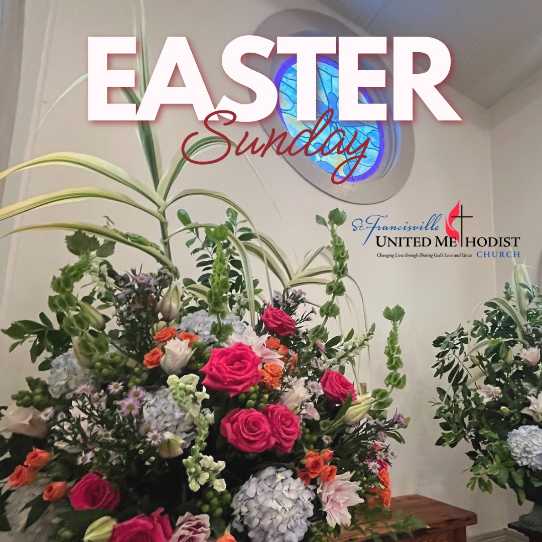 Our joyful celebration of the Resurrection begins at 9:30am tomorrow, Sunday, April 5th. Bring your family, invite your friends and lean into hope with us.