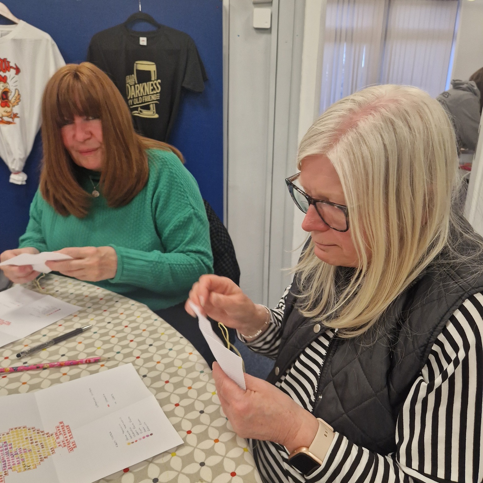 Amazing time at last week's Monthly Craft Club, we spent the evening doing some Easter cross stitch. We have had such a fun time across the past few months creating a range of different projects 🥰
Our Monthly Craft Club has finished for the spring/summer but watch this space for future updates 👀
Spark Almond Housing Association West Lothian Yap