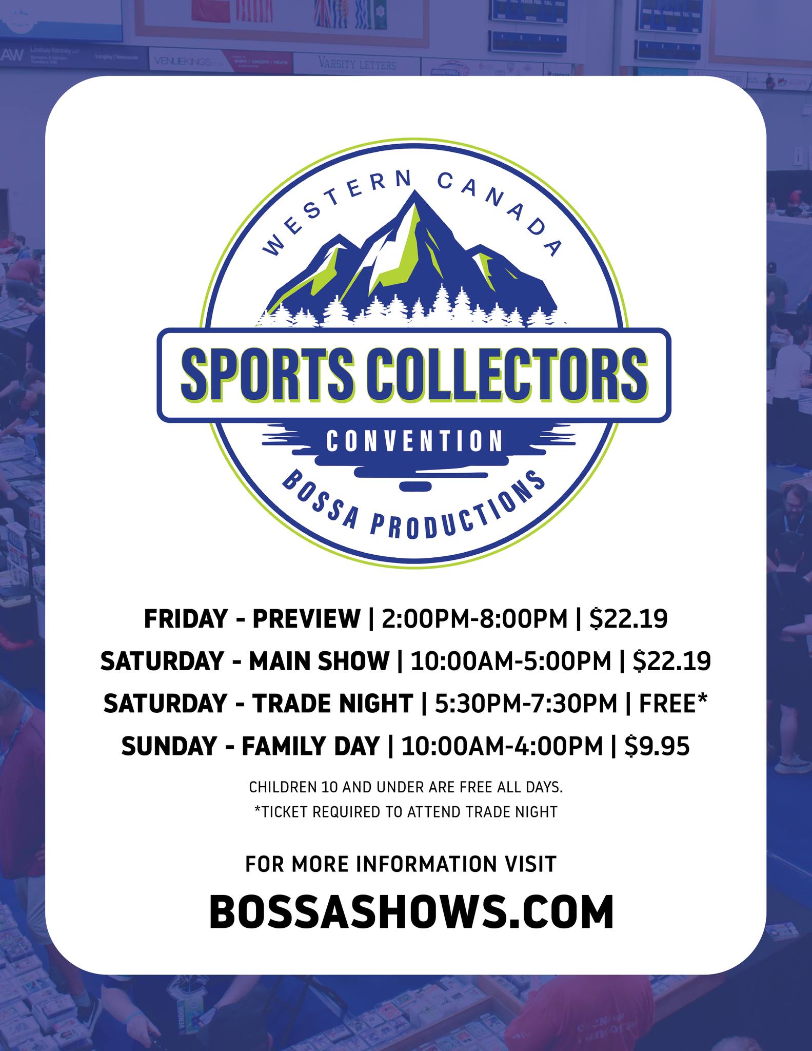 Another exciting show on tap for this weekend as the Western Canada Sports Collectors Convention returns April 10-12 with a trio of NHL legends slated to attend.