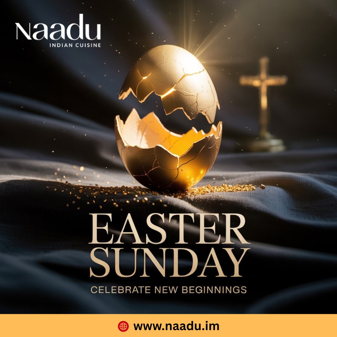 Celebrate the joy of Easter Sunday with flavours that mark a fresh beginning.
Gather your loved ones, indulge in a delightful dining experience and make this day truly special with warmth, togetherness and unforgettable taste.
Wishing you a beautiful Easter filled with happiness and new beginnings.
https://www.naadu.im/
#EasterSunday #CelebrateEaster #NewBeginnings #NaaduIom #ChennaiEats #FestiveDining #FoodWithHeart
