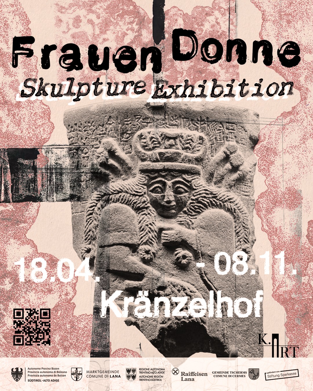 Skulpturen, die nicht erklären – sondern spürbar werden.
Die Jahresausstellung „FRAUEN“ nähert sich dem weiblichen Körper als Raum von Haltung, Geste und innerer Bewegung.
Figuren, die nicht über uns stehen – sondern uns begegnen. Auf Augenhöhe.
Zwischen Figuration und Abstraktion entstehen Arbeiten, die Fragen stellen:
zu Identität, Körperlichkeit, Verletzlichkeit, Liebe, Macht – und zur Beziehung zwischen Mensch und Natur.
Keine klaren Antworten.
Aber Resonanz.
✨ Vernissage
18. April | 11:00 Uhr
✨ -20 % Jubiläumsrabatt auf den Garteneintritt
(28.03.–19.04. + jedes 1. Wochenende im Monat)
📍 Kränzelhof, Tscherms
🕤 täglich geöffnet 09:30 – 18:00 Uhr
Ein Ort zum Innehalten.
Ein Raum zum Spüren.
#KArt #FRAUEN2026 #Kunstausstellung #Skulptur #ContemporaryArt #KunstUndNatur #Südtirol #Kränzelhof #ArtInNature #Kunstgarten #Vernissage #KunstErleben #AltoAdige #HumanCondition