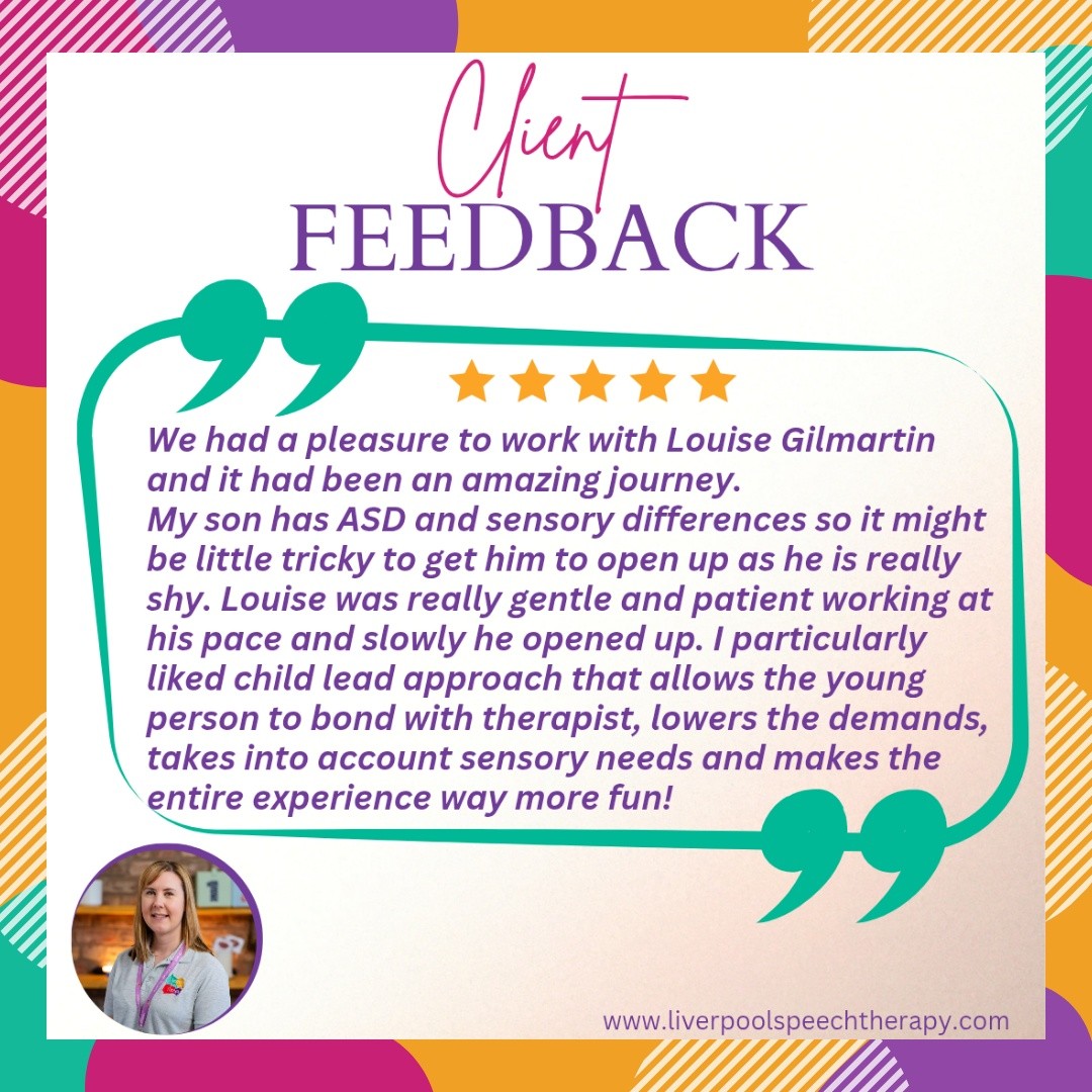 🌟 Feedback Friday! 🌟
We’re so grateful to share some wonderful feedback from one of our clinic families about the impact of Louise’s support. It’s been incredible to hear about their journey and the progress they’ve experienced along the way 🙌
It also means a lot to hear such kind reflections on the approach we take when supporting children in our clinic. Feedback like this is invaluable! 💜
#liverpoolspeechtherapy #speechtherapyliverpool #speechtherapyclinic #speechtherapyfeedback #fivestarreview