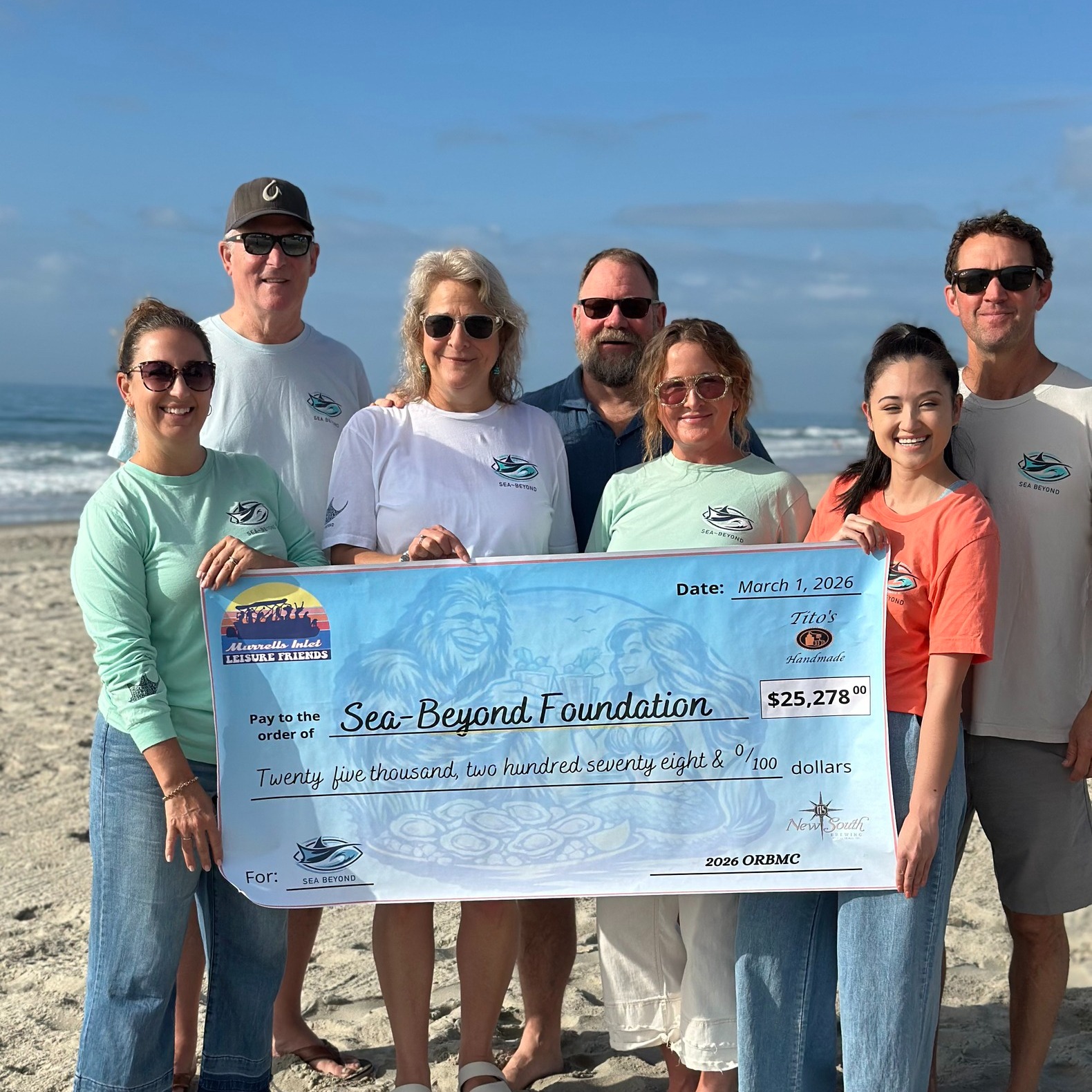 WOW… just WOW! 💙
From the bottom of our hearts, THANK YOU to everyone who made this incredible day possible. To those who worked tirelessly behind the scenes and to everyone who came out to support us—you made it truly unforgettable.
Because of you, we’re able to promote our "Balloons Blow" project across the entire State of South Carolina to educate the public on the harm of balloon releases to marine life, wildlife, and our ecosystems - as well as help push for legislation making it illegal.
The continued success of the Oyster Roast and Bloody Mary Festival highlights the growing community commitment to environmental stewardship and sustainable coastal practices.
For more detailed information on the pending South Carolina legislation, please visit https://www.scstatehouse.gov/sess126_2025-2026/prever/3047_20241205.htm
We are beyond grateful for this community and all the love and generosity you continue to show.
THANK YOU for being part of this journey with us!
From Sea Beyond Foundation
Jamie Church, Matt Keneke, Donna Hoghaug, Aubin Hooker, Julie Farmer, Brooke Vu, Jared Hendrix
For more information about the Sea Beyond Foundation or the “Balloons Blow” initiative, please visit https://www.sea-beyond.org/balloons
#RecycleForTheOcean #BeatPlasticPollution #OceanConservation #Sustainability #ProtectOurPlanet #lovewhereyoulive #balloonsblow #CelebrateResponsibly