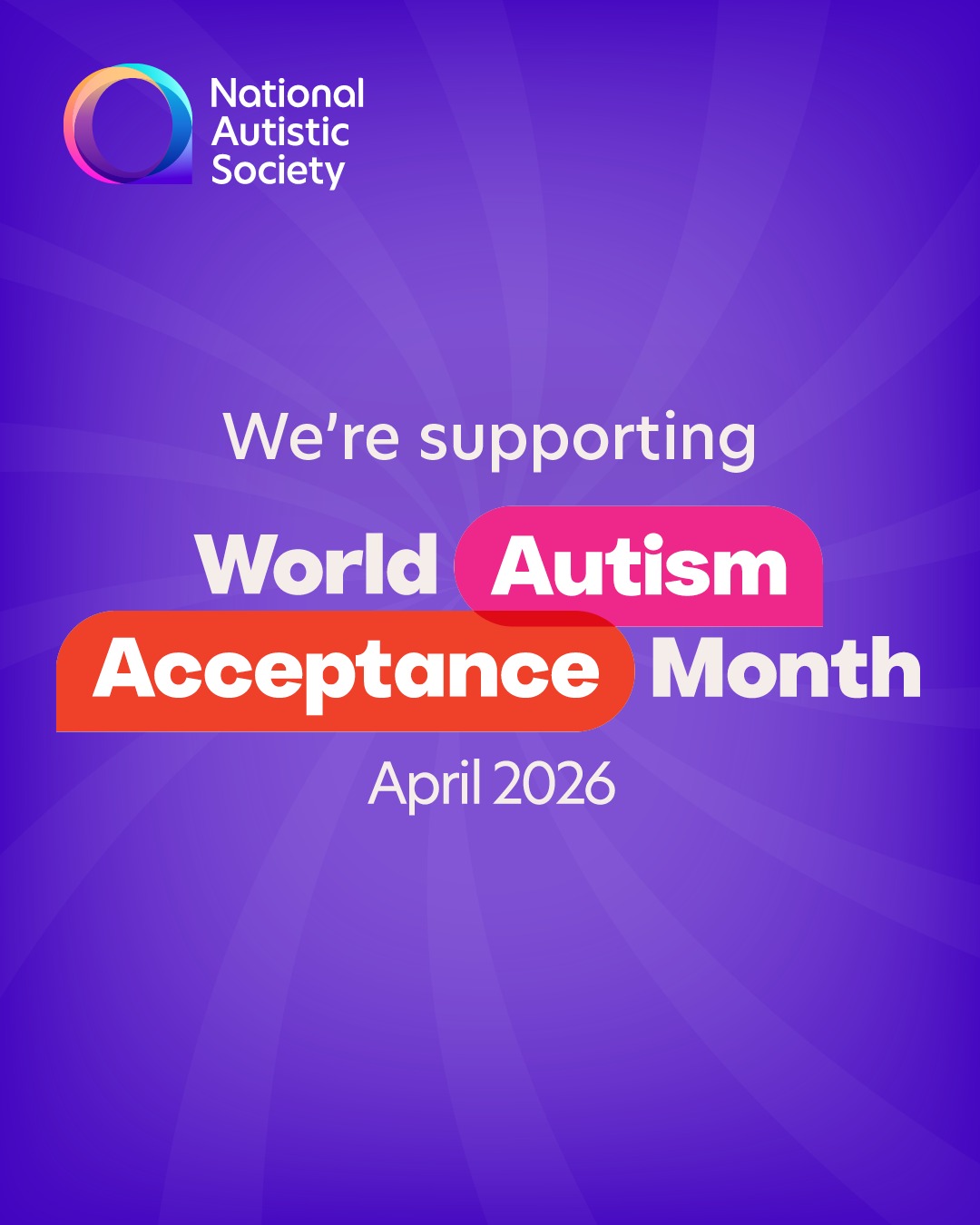 Today is World Autism Acceptance and Awareness Day and April is Autism Acceptance Month!
We’re supporting #WorldAutismAcceptanceMonth because people with Autism walk through our doors daily, seeking care from therapists who are empathetic, thoughtful, and supportive. Autistic individuals deserve to hold space in the world around them.
Source: National Autistic Society, autism.org.uk
#expressivetherapiesllc #WAAM26 #autismawareness