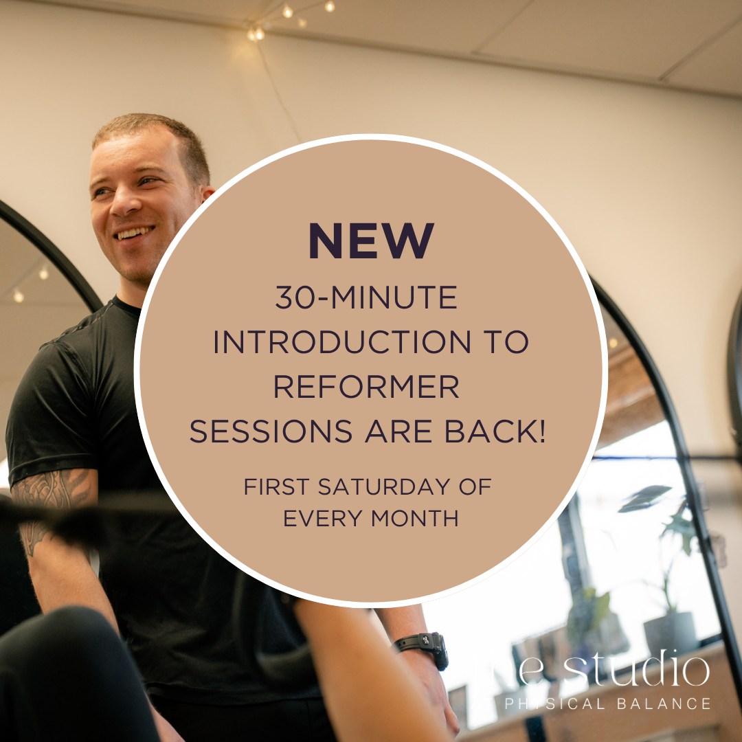 Our 30-minute Introduction to Reformer sessions at @thestudioatphysicalbalance are BACK!
If you've ever wondered what Reformer is all about, join us on the first Saturday of every month our next sessions are on Saturday 2 May) and enjoy a 30-minute Introduction session for just £10 (two classes available each month).
🕛 11:55 AM
🕧 12:30 PM
👤 With Adam
It's simple to book on our website (link in our bio) - just choose the 'Introduction to Reformer Pilates Group Class 30 mins' on the schedule. See you there 😊 #physicalbalance #basingstoke #basingstokeclinic #thestudioatphysicalbalance #yogabasingstoke #pilatesbasingstoke #reformerpilatesbasingstoke #reformertastersessionbasingstoke #whatisreformerallabout #reformerpilates