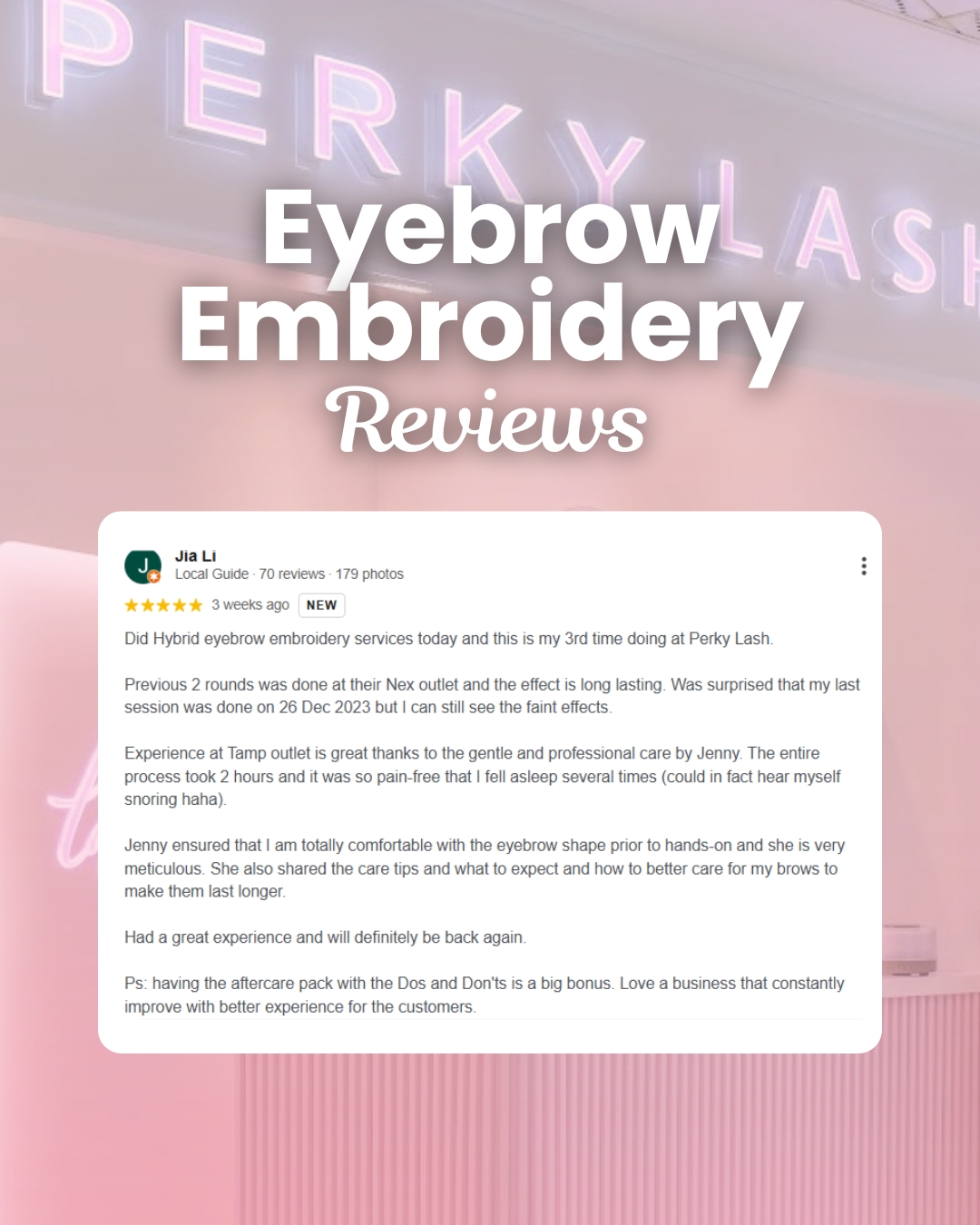 Nothing makes us happier than seeing our clients walk out feeling more confident and satisfied with their results!
Thank you for trusting us with your brows, and weโre so glad you love the results as much as we do โจ
Ready for your own brow transformation? Drop us a message to book your session today at 8318 5222 โค
#perkylash #perkybrows #eyebrowembroidery