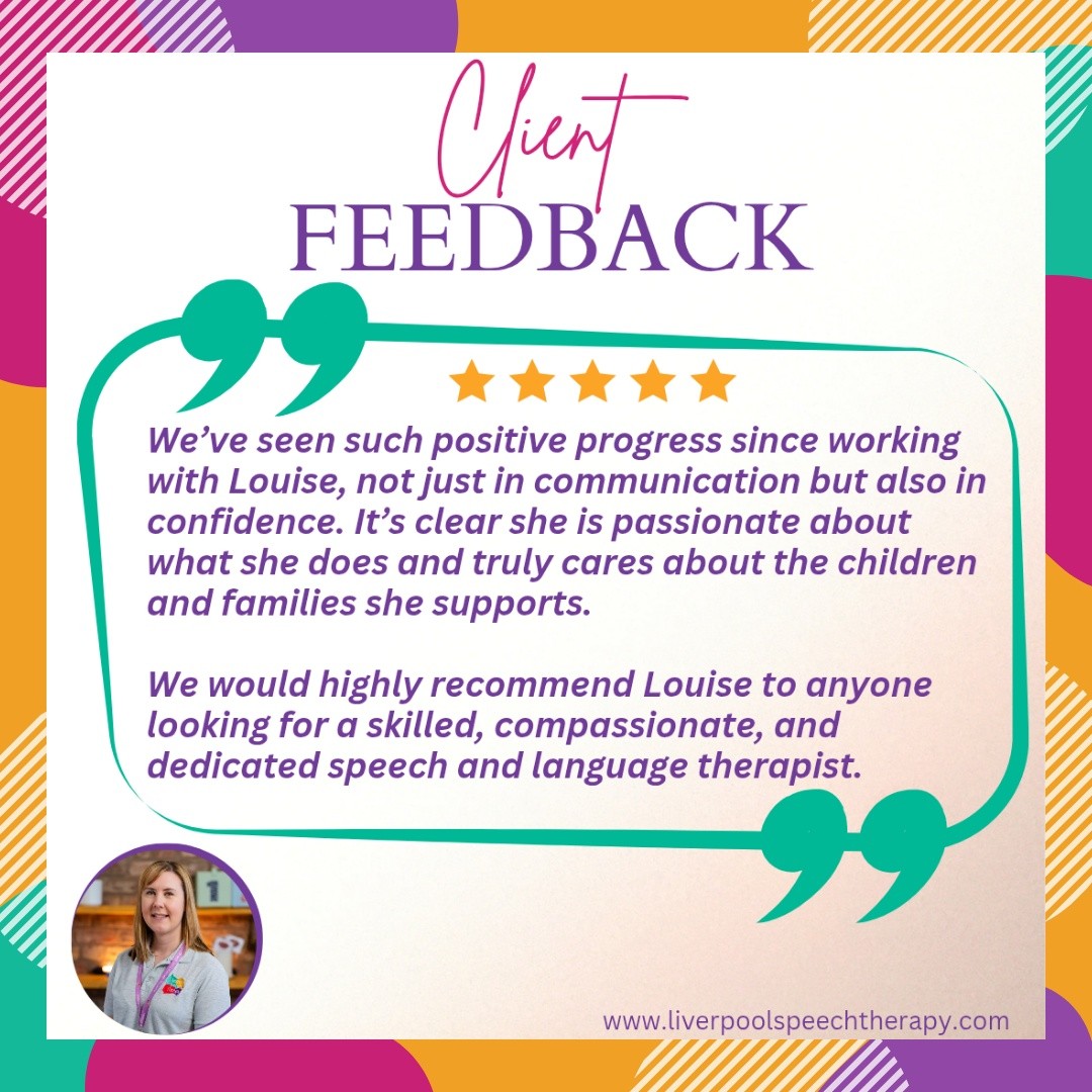 🌟 Feedback Friday! 🌟
The absolute best feedback we could hope for 🥹💛
A huge well done to @lgilmartin_slt whose passion and dedication really shines through in everything she does... it clearly made a lasting impact on this wonderful family!
Knowing that a family would highly recommend us means so much ✨
#feedbackfriday #liverpoolspeechtherapy #speechtherapy #speechtherapyliverpool #speechtherapylife