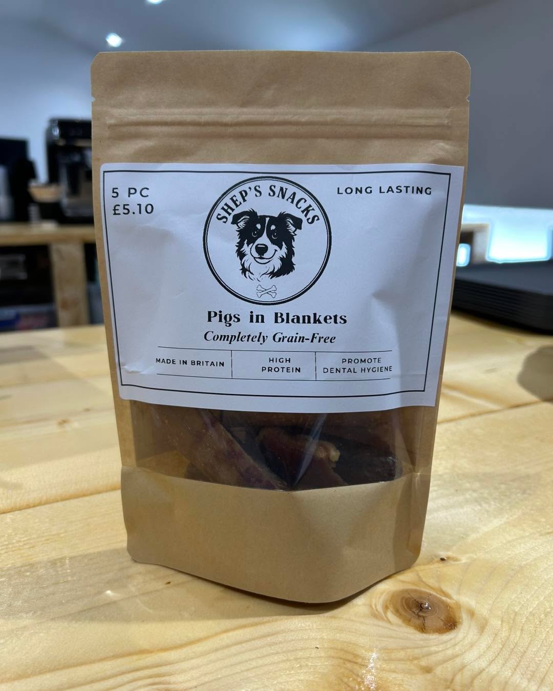 BACK IN STOCK, our popular dog treat ‘Pigs in Blankets’. There are not just for Christmas 😝🤣