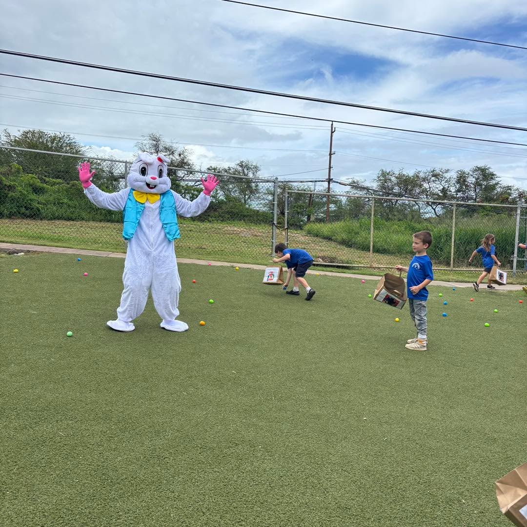 The Easter Bunny made a special stop by Kindergarten at ELS yesterday, and the excitement was real! From big smiles to egg hunt fun, it was such a sweet surprise for our little ones as they celebrated the joy of the season together.
#EmmanuelLutheranSchool #ELSMaui #ELSKindergarten #EasterBunnyVisit #EggHuntFun #EasterAtELS #SpringtimeSmiles
