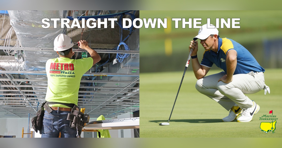 Happy Masters Week ⛳️
Reading greens 🤝 reading tape measures. Different game, same mindset.
Who’s taking the green jacket this year?
#PGATour #TheMasters #MetroWalls