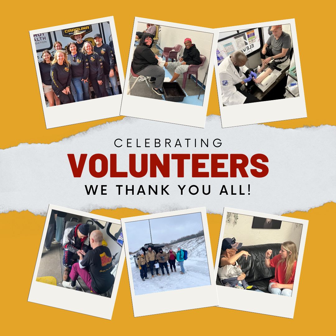 April is International Volunteer Month and we stand in awe of the incredible volunteers who show up again and again to serve our guests.
There would be no outreach without you and each of you has made an enormous difference to your unhoused neighbors.
The value of the dignity, respect and love you give to those who too often receive none cannot be overstated!
Thank you from the bottom of our hearts...we LOVE our volunteers!!!
@elevateerie
Elevate Church
Hope City Church
@carolinashoe
Carolina Shoe Company