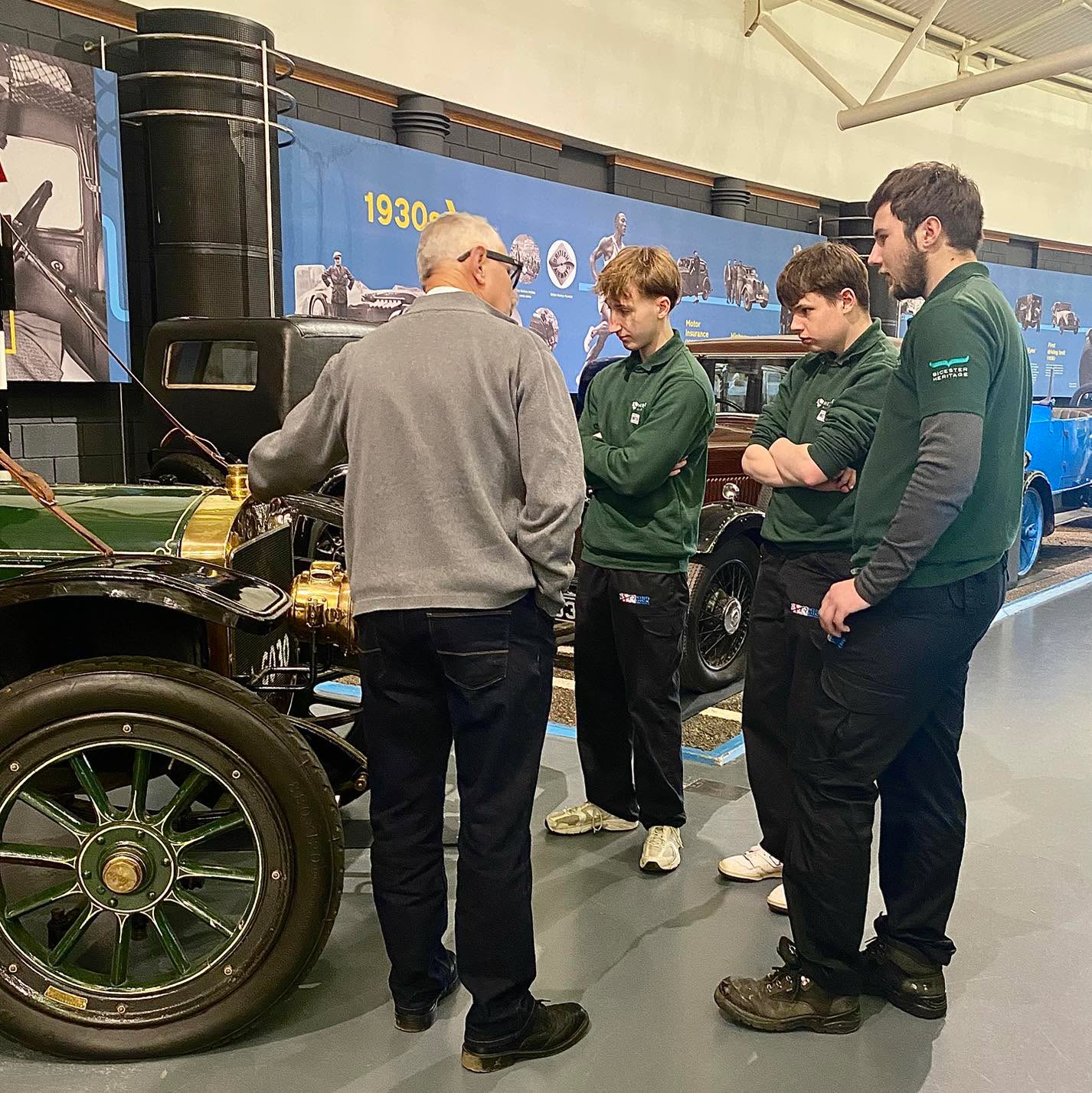 Last week HSA26 completed their History and Heritage Block taught by Richard, which included a trip to the @britishmotormuseum 🤩
The apprentices really enjoyed the museum and got to see the amazing collection of British cars on display and learn all about their history, which was needed for Richard’s quiz! 🛞
Rob also joined us and shared his knowledge of Lord Austin and the Longbridge factory where he did his apprenticeship, along with many other facts about the museum 🛠️
What a great day! 👏
#heritageskillsacademy #nextgeneration #shapingthefuture #BritishMotorMuseum