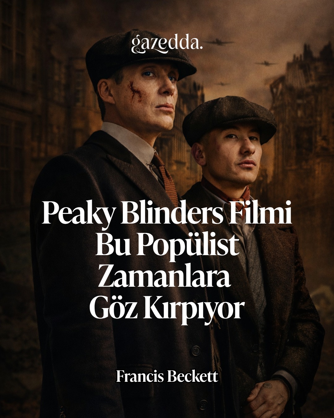✍️Francis Beckett yazdı:
👉🏻Yeni Peaky Blinders filmi The Immortal Man, Britanyalı bir Nazi olan John Beckett adlı bir karakter sunuyor. 1937’de, William Joyce ile birlikte Britanya’daki ilk Nazi partisinin iki kurucusundan biri gerçekten de John Beckett adında biriydi; daha önce İşçi Partisi’nden milletvekilliği yapmıştı. Oswald Mosley’nin Britanya Faşistler Birliği’nde yayınlardan sorumluydu, ancak o yıl Mosley ile arası açıldı. Beckett’ın biyografisini ben yazdım. Aynı zamanda onun oğluyum.
👆Yazının tamamını profildeki linkten okuyabilirsiniz
#theimmortalman #peakyblinders ✍️Francis Beckett yazdı:
👉🏻Yeni Peaky Blinders filmi The Immortal Man, Britanyalı bir Nazi olan John Beckett adlı bir karakter sunuyor. 1937’de, William Joyce ile birlikte Britanya’daki ilk Nazi partisinin iki kurucusundan biri gerçekten de John Beckett adında biriydi; daha önce İşçi Partisi’nden milletvekilliği yapmıştı. Oswald Mosley’nin Britanya Faşistler Birliği’nde yayınlardan sorumluydu, ancak o yıl Mosley ile arası açıldı. Beckett’ın biyografisini ben yazdım. Aynı zamanda onun oğluyum.
👆Yazının tamamını profildeki linkten okuyabilirsiniz
#theimmortalman #peakyblinders