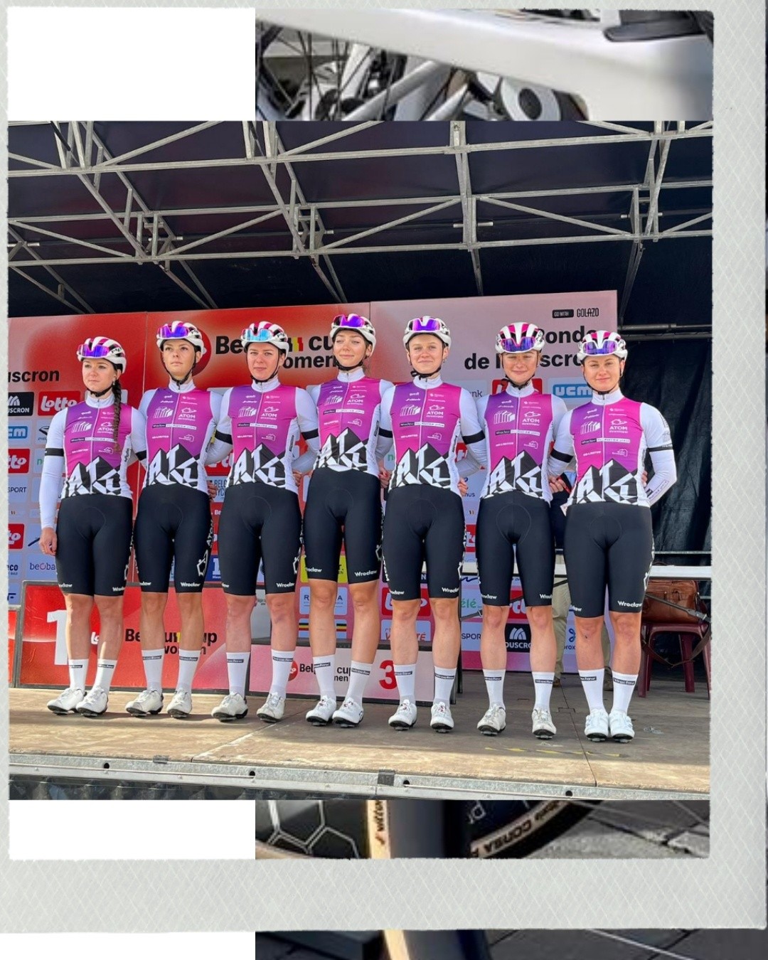 Fantastic performance by our team at the Ronde de Mouscron in Belgium! 🇧🇪
@olga_wankiewicz secured an impressive 7th place against a world-class field of competitors, @trackaaaa took 17th 💪
We are incredibly proud of the girls' determination and their "never give up" attitude. Fighting until the very end in such elite company is a huge achievement! 👏🔥
#2Bteam #allezatomówki #cycling ##pijkranówkę #kolarstwo #atomdeweloper_team_wroclaw