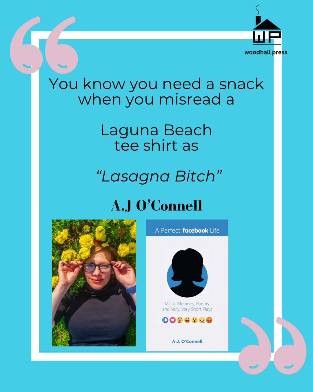 In honor of #NationalPoetryMonth, check out this #poem and #bookexcerpt by #author A.J. O'Connell from A PERFECT FACEBOOK LIFE: MICRO-MEMOIRS, POEMS, AND VERY VERY SHORT PLAYS, available via link in bio. @annjoc
#nationalpoetrymonth2026 #poems #poetry #micromemoir #memoir #plays #mixedgenre #Facebook #Facebooklife #momlife #mustread