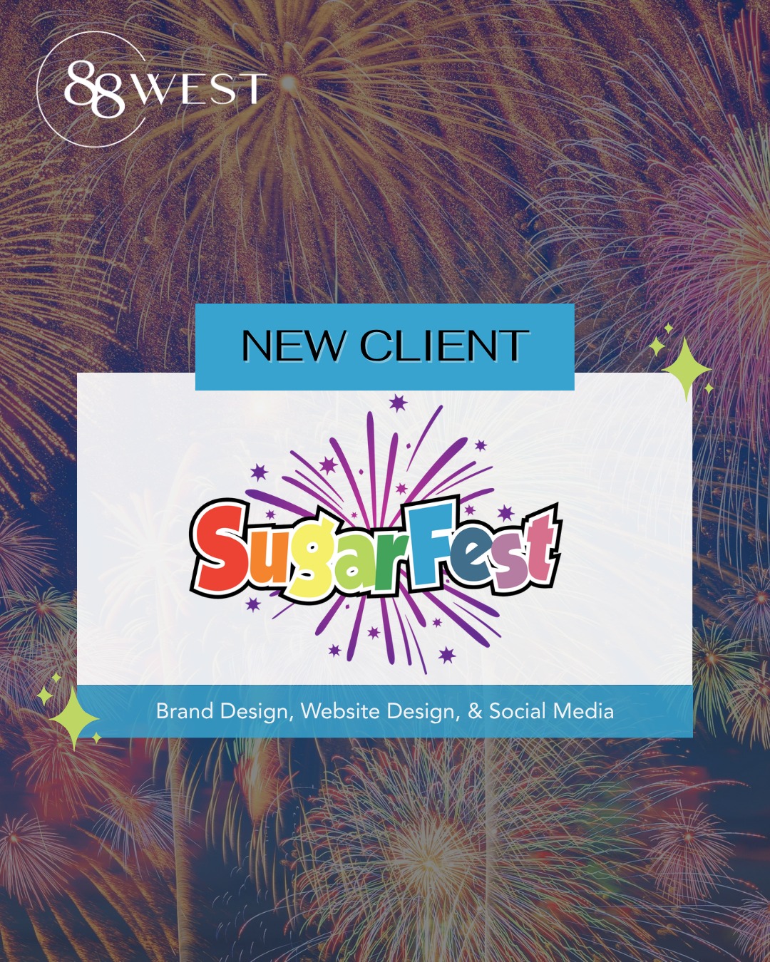 New Client Alert: Sugarfest! 🍭
We’re excited to partner with Sugarfest, a family-focused festival all about sweet treats and spectacular fireworks! Our team is diving into a full brand design, website, and social media strategy to help bring their vision to life and create an experience as fun and unforgettable as the event itself. ✨
We can’t wait to share what’s coming—it’s going to be sooo sweet.
-
📞 662.205.0088 | 251.202.7180
💻 88westagency.com
-
#88West #88WestAgency #NorthAL #ALGulfCoast #ArabAL #HuntsvilleAL #MarketingAgency #DigitalMarketing #NewClient #Sugarfest #EventBranding #WebDesign #SocialMediaMarketing @the_sugarfest