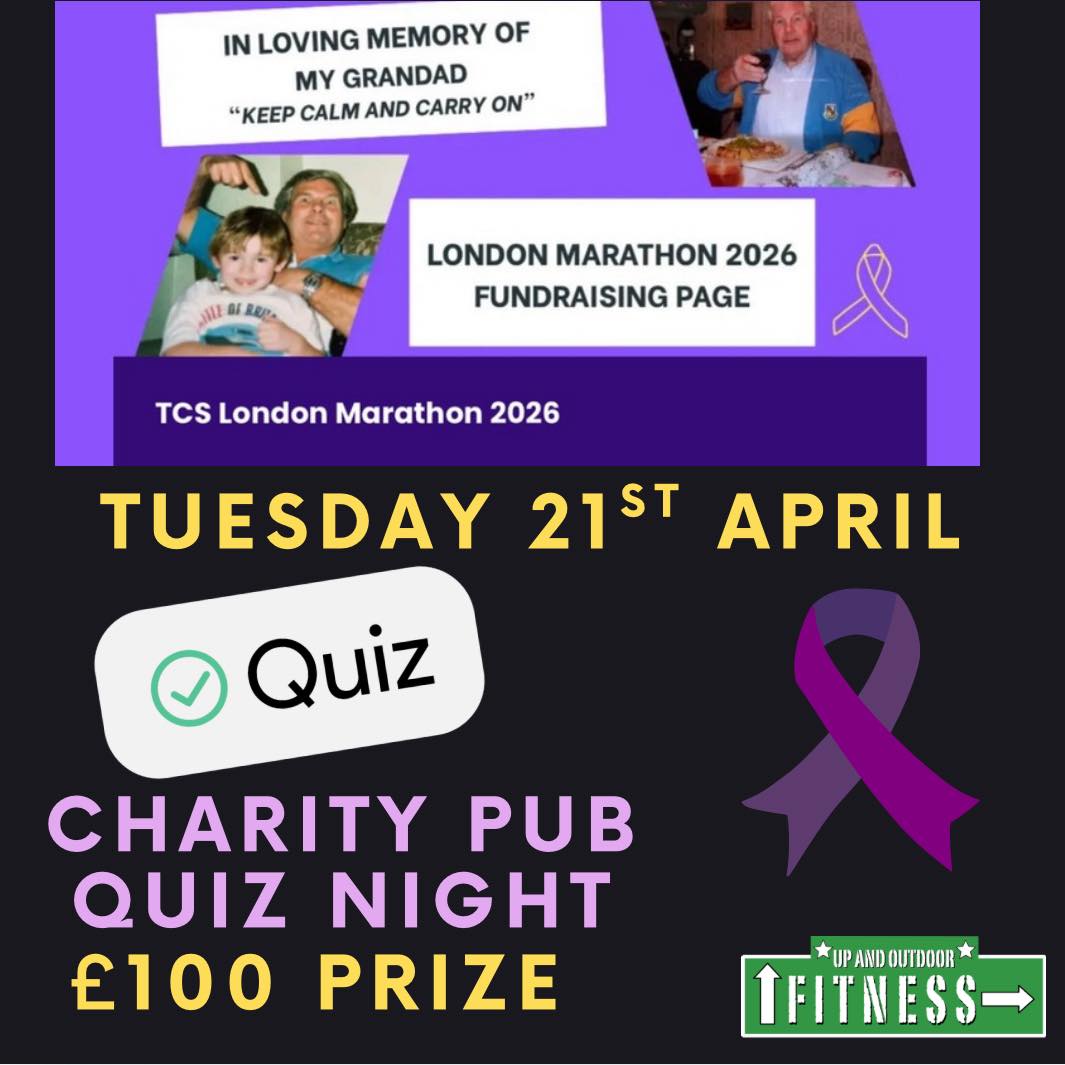 🔥 QUIZ NIGHT – DON’T MISS IT! 🔥
Don’t forget to book your team for our Charity Quiz Night – it’s shaping up to be a great night!
📅 Tuesday 21st April
⏰ 7:00pm arrival | 7:30pm start
📍 Kings Head Pub
👥 Teams of 6 (or come solo and we’ll sort your team!)
💷 £5 per person
🏆 £100 cash prize for the winners!
We’re raising money for the Pancreatic Association, supporting Paul Snowsell as he takes on the London Marathon 2026 🏃♂️
👉 To book your team:
📞 01403 782012
📧 info@upandoutdoorfitness.co.uk
💛 Can’t make it but still want to support? Donate here: https://2026tcslondonmarathon.enthuse.com/pf/paul-snowsell
Let’s fill the pub, raise some money, and make it a night to remember 🙌
Tag your team 👇