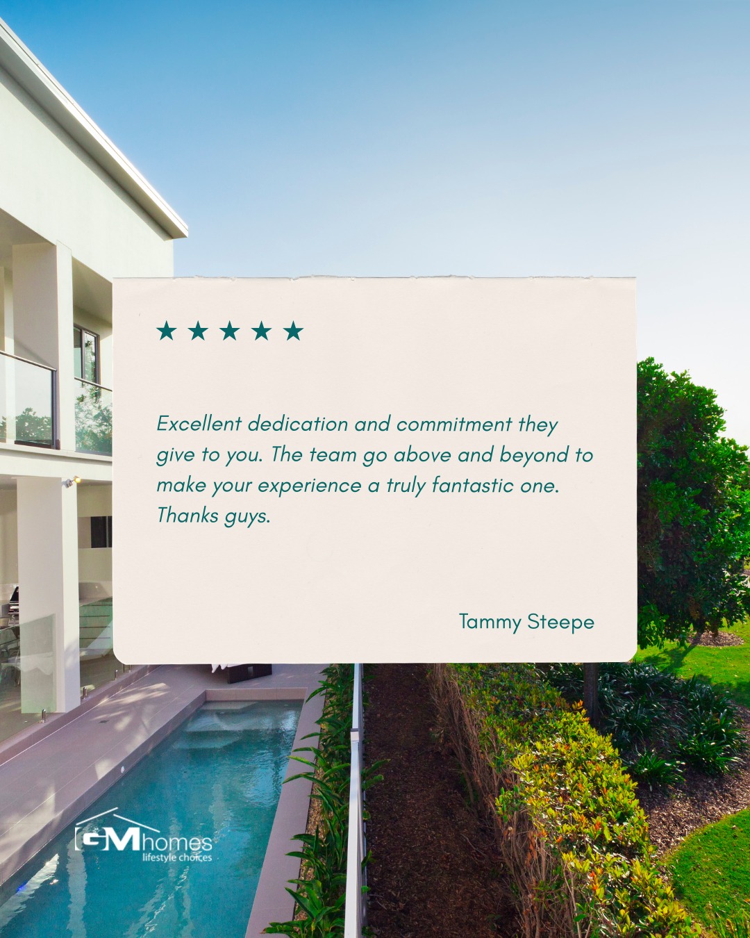 #clientlove
Thank you, Tammy, for your kind words. We are proud to go above and beyond for our clients.
Looking for expert guidance across property, finance and investment?
Speak with GM Homes Australasia today.
📩 info@gm-homes.com.au
📲 1800 097 522
🔗 gm-homes.com.au
#gmhomes #gmhomesaustralasia #customhomes #homebuilder #dreamhome #newhome #buildingjourney #clientreview #testimonial #qualityhomes #australianhomes #luxuryhomes #homeinspiration #buildwithconfidence #lifestylechoices