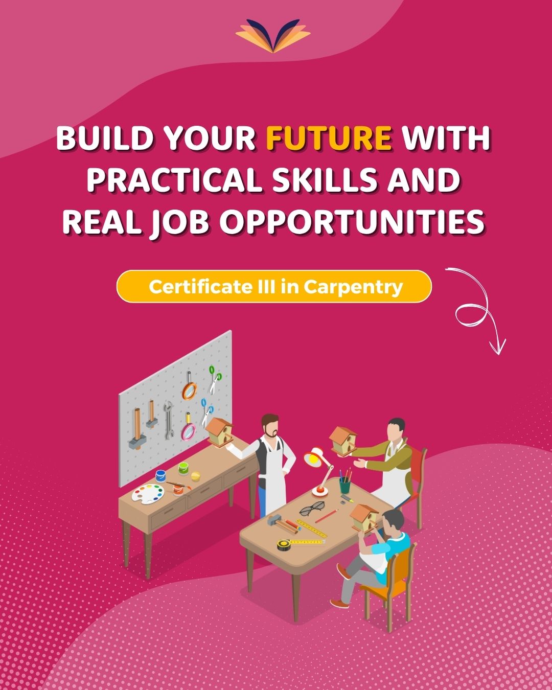 Did you know carpentry is one of the most in-demand trades in Australia? 🇦🇺🔨
If you’re looking for a practical career with real job opportunities, this could be the right path for you.
Learn hands-on skills, work on real projects, and build a future in the construction industry.
✔ High demand across Australia
✔ Strong earning potential
✔ Skills you can use anywhere
Ready to start building your future?
📩 Get in touch with us to explore your options
