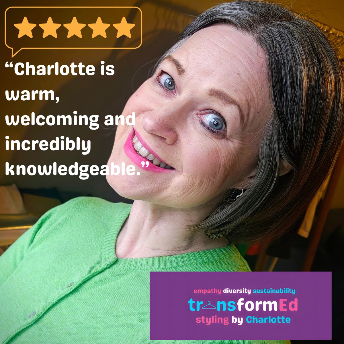 "I arrived with no clue about colours and left buzzing with excitement about my palette.
Charlotte is warm, welcoming and incredibly knowledgeable about her subject. Everything is explained in detail and all questions thoroughly answered.
Give it a go. You won't be disappointed!"
Privileged and happy to be doing the job I'm doing, made all the better by lovely reviews from my clients like this one after yesterday's colour analysis in Scarborough.
#personalstylistscarborough #mybestcolours #MyBusinessJourney #googlereview