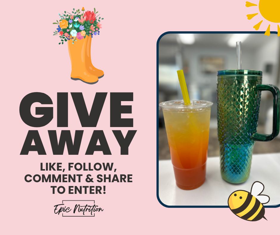 🌸☀️ APRIL SHOWERS… BRING EPIC GIVEAWERS! ☀️🌸
New month, fresh vibes, and another chance to WIN something delicious 🐰🌷
We’re celebrating spring with our weekly giveaway!
🎁 ONE lucky winner will receive:
👉 A FREE Tea of your choice
👉 PLUS a fun new tumbler of their choosing 🥤🌼
🌟 HOW TO ENTER:
✔️ Like this post
✔️ Make sure you’re following our page
✔️ Tag a friend you’d love to enjoy spring with
✔️ Answer this question: If you could skip to one spring activity right now, what would it be?
(🌷 planting flowers, ⚾ baseball games, ☀️ patio sitting, 🚶♀️ walking outside, 🧺 picnics, etc.)
📅 Winner will be drawn this Friday!
Let’s celebrate sunshine, longer days, and all the fresh spring energy 🌸💛
Good luck, everyone! 🍀🥤
NOTE: Winner must be present and willing to have their picture taken for social media. 📸