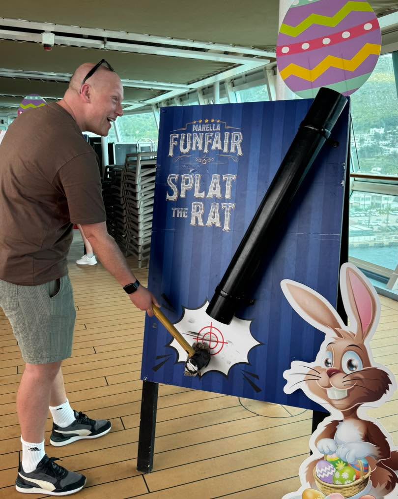 All the fun of the Marella Funfair 🎯🎡
One thing Marella always gets right is the poolside atmosphere. There’s always something going on, and it really brings the deck to life
Today it was the Marella Funfair… think proper classic games like hook-a-duck, tin can alley, hoop toss and even a tombola 😄
Safe to say Dom got very into it… straight in and smashed “splat the rat” first go (he’s still going on about it 😂)
It’s little things like this that make sea days feel like more than just lounging by the pool
👉 Have you ever seen anything like this on a cruise before?
#MarellaDiscovery #TomAndDomTravel #SeaDayFun #CruiseExperts