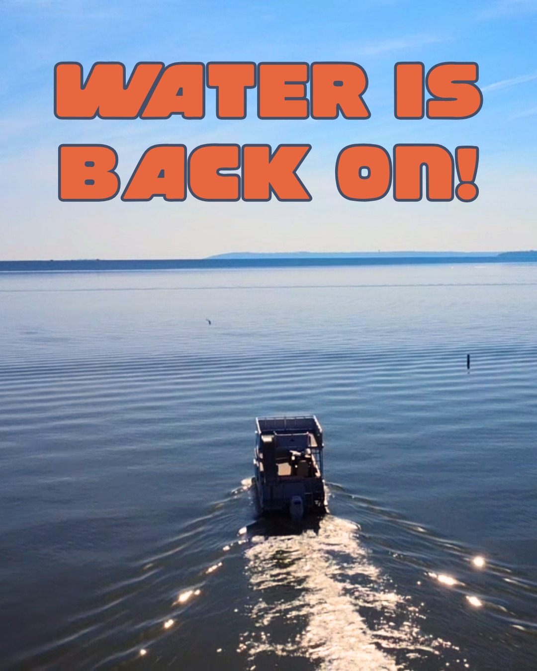 We’re back in business 🙌 The building is officially de-winterized and water is back on at all docks... which means lake days are right around the corner!