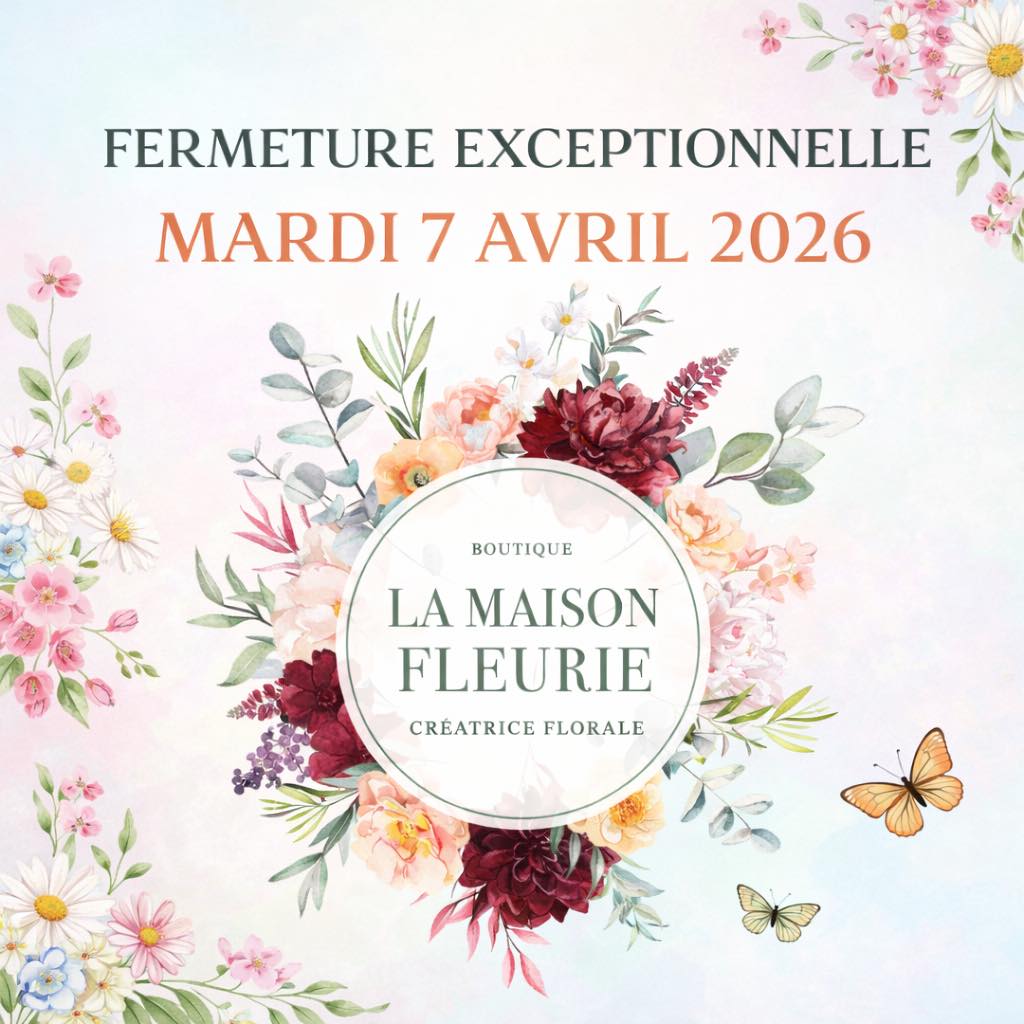 Aujourd’hui la boutique est presque vide… et c’est grâce à vous 💛
Merci du fond du cœur pour votre fidélité, votre confiance et tous vos passages à la boutique. C’est toujours un plaisir de vous accueillir 🌸
Je ferme exceptionnellement demain, mardi 7 avril, pour pouvoir refaire le plein de jolies fleurs… et aussi pour fêter l’anniversaire de mon fils 🎂
On se retrouve très vite avec de belles nouveautés 🌿
À très bientôt 🤍