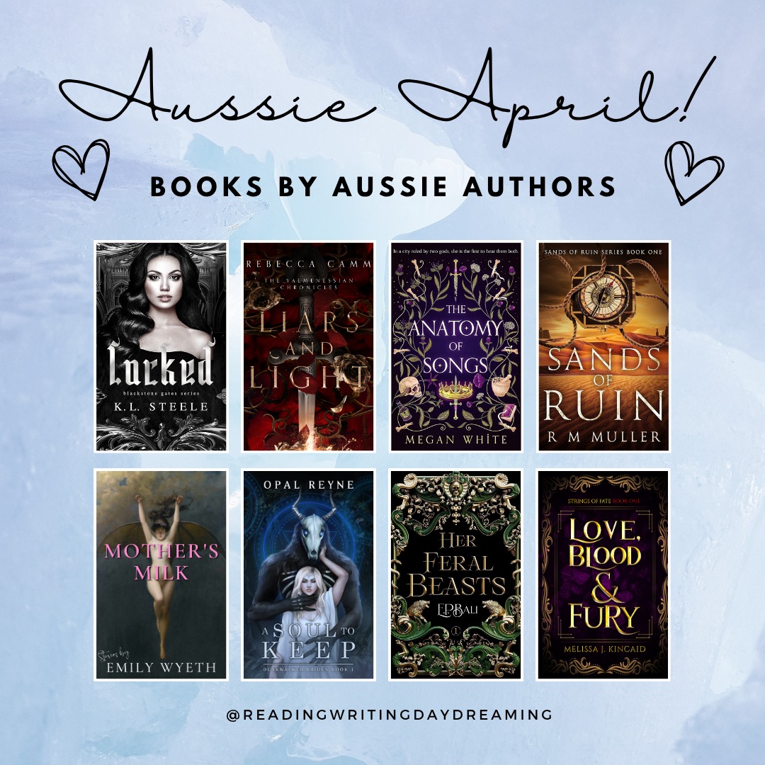 Aussie April!
There's no better time than April to support Aussie authors so here are some wonderful Aussie author recommendations 🥰
❤ @authork.l.steele
❤ @meganwhiteauthor
❤ @author_rmmuller
❤ @wyethitweird
❤ @opalreyne
❤ @ektaabaliauthor
❤ @melissa.j.kincaid.author
❤ @rmoodyauthor
❤ @lexloganauthor
❤ @kebardenauthor
❤ @mljewell.author
❤ @authorkjwilson
❤ @sarahlrichhelm
❤ @stephanieanneauthor
❤ @chloeschapters
As well as reading their books, there are so many ways to show your support to your favourite authors. You can:
- Like, share and comment on their posts
- Follow them on socials
- Review their books and share them with others
Comment below your favourite Aussie author so I can give them a follow (yes, you can suggest yourself 😆)
#readingwritingdaydreaming #fantasybooks #bookstagram #bookish #bookworm #bookdragon #instabook #igreads #instabook #booksbooksbooks #booksofinstagram #readersofinstagram #read #reading #indieauthor #indiebook