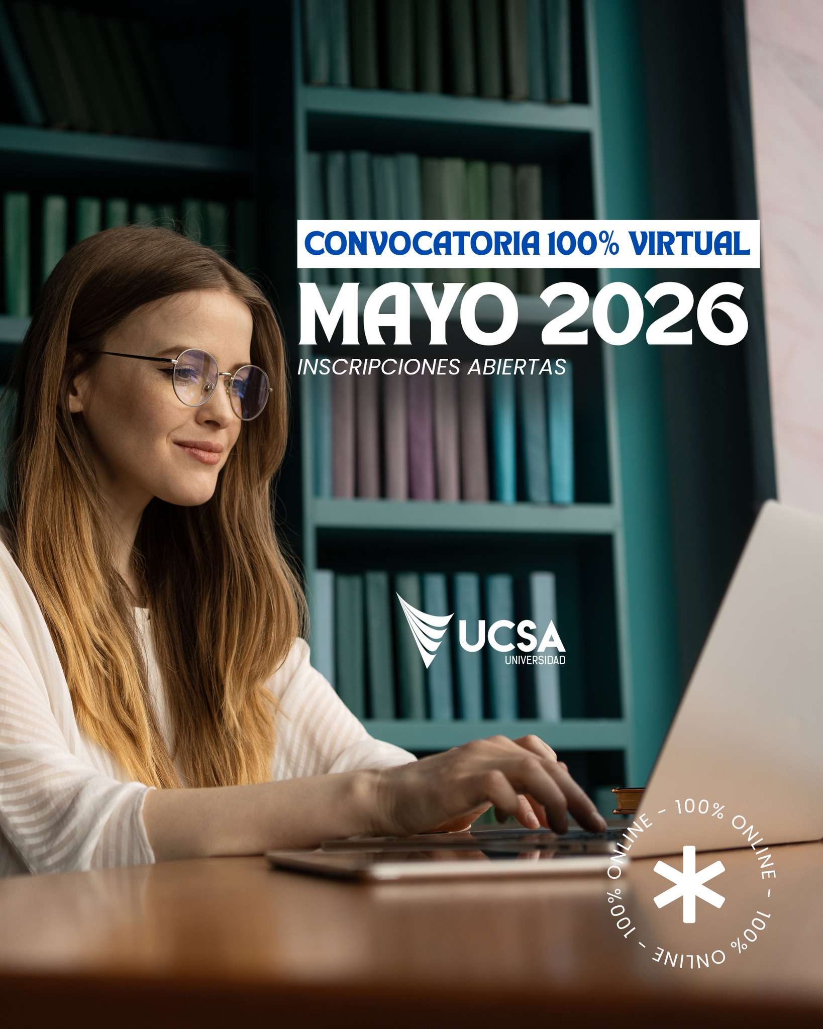 Estudiá 100% online 🥳
→ Inscripciones abiertas
🗓 Inicio: Mayo 2026
⌛ Duración: 4 años
Licenciaturas Disponibles:
✔ Administración de Empresas
✔ Contabilidad y Auditoría
✔ Comercio Internacional y Administración Aduanera
✔ Pedagogía Social
✔ Psicología Empresarial
Toda la información de las carreras virtuales las encontrás en:
https://www.ucsa.edu.py/ucsa-virtual
#UCSA El futuro está en tus manos 🙌