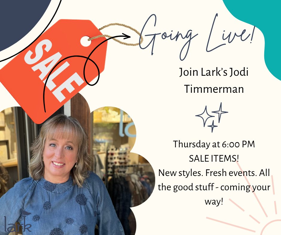 🚨 HUGE SALE ALERT 🚨
This Thursday at 6 PM during our LIVE event… it’s going down 🙌
We’re talking **UP TO 60% OFF** your favorite pieces 😍
The kind of deals you *do not* want to hear about after the fact…
Trust me — you’ll want to be there when it happens 👀
Set your reminder, grab your comfy spot, and get ready to shop the BEST steals of the season ✨
See you LIVE at 6 PM 💕